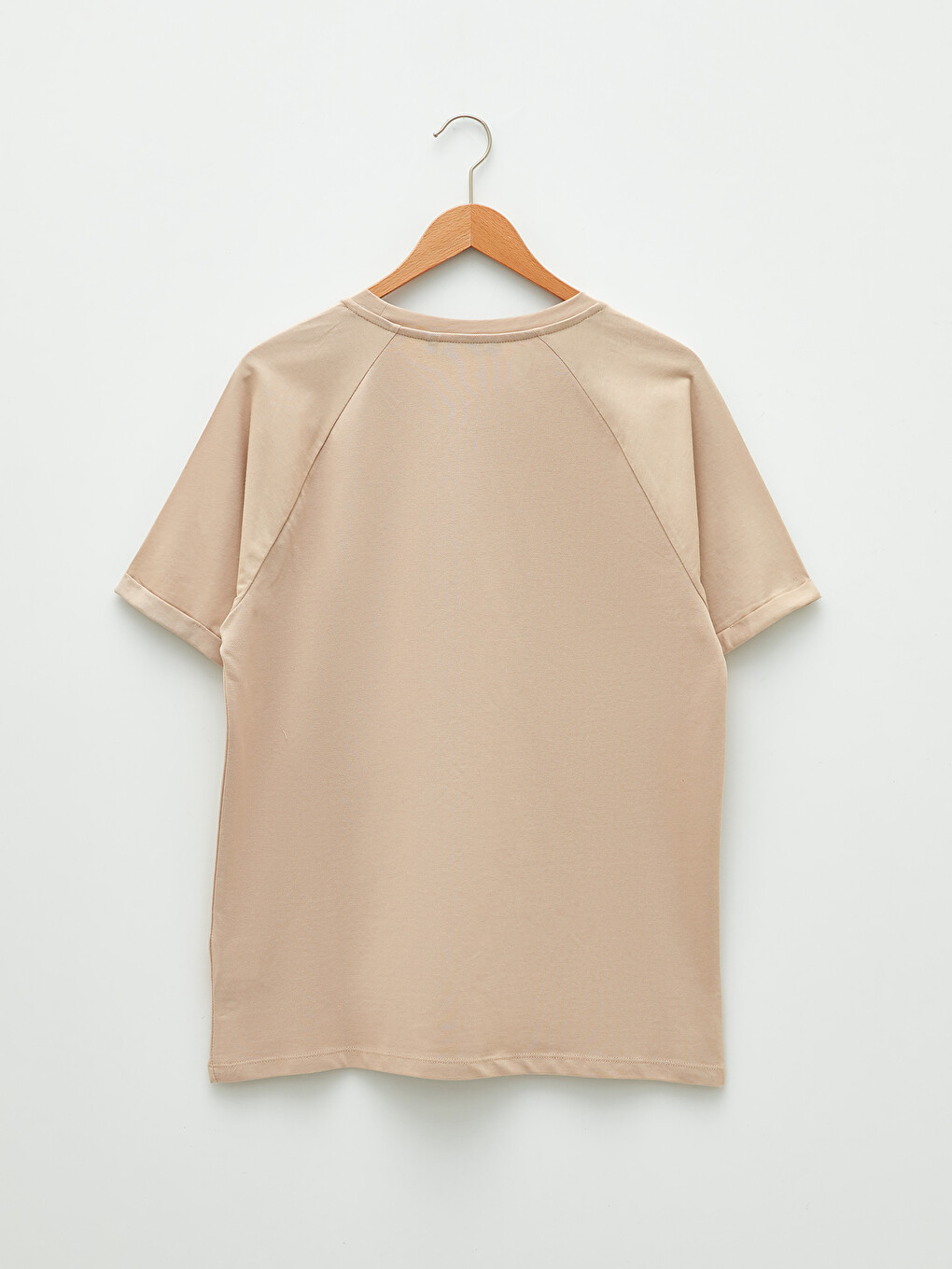 Crew Neck Short Sleeve Basic Pique Men's T-shirt-6