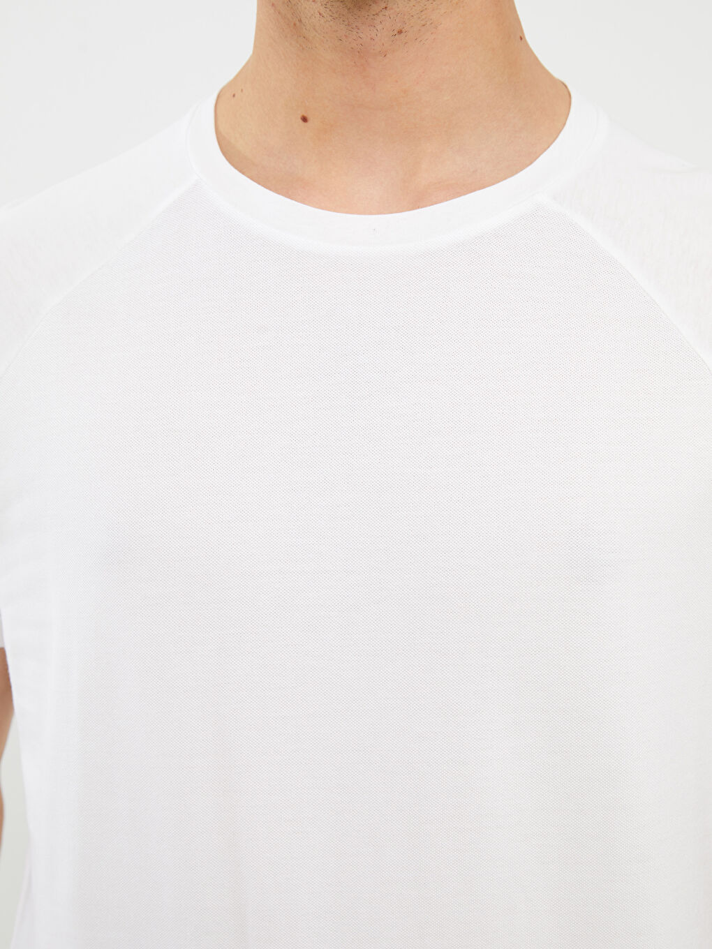 Футболка мужская с круглым вырезом из пике-3