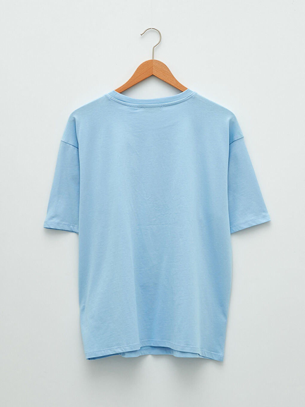 Crew Neck Bugs Bunny Printed Short Sleeve Cotton Women's T-Shirt-5