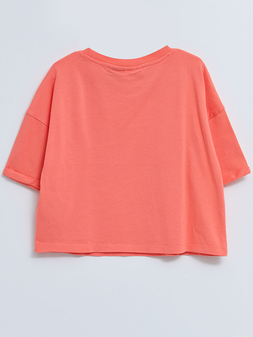 Crew Neck Snoopy Printed Short Sleeve Girls' T-Shirt-1