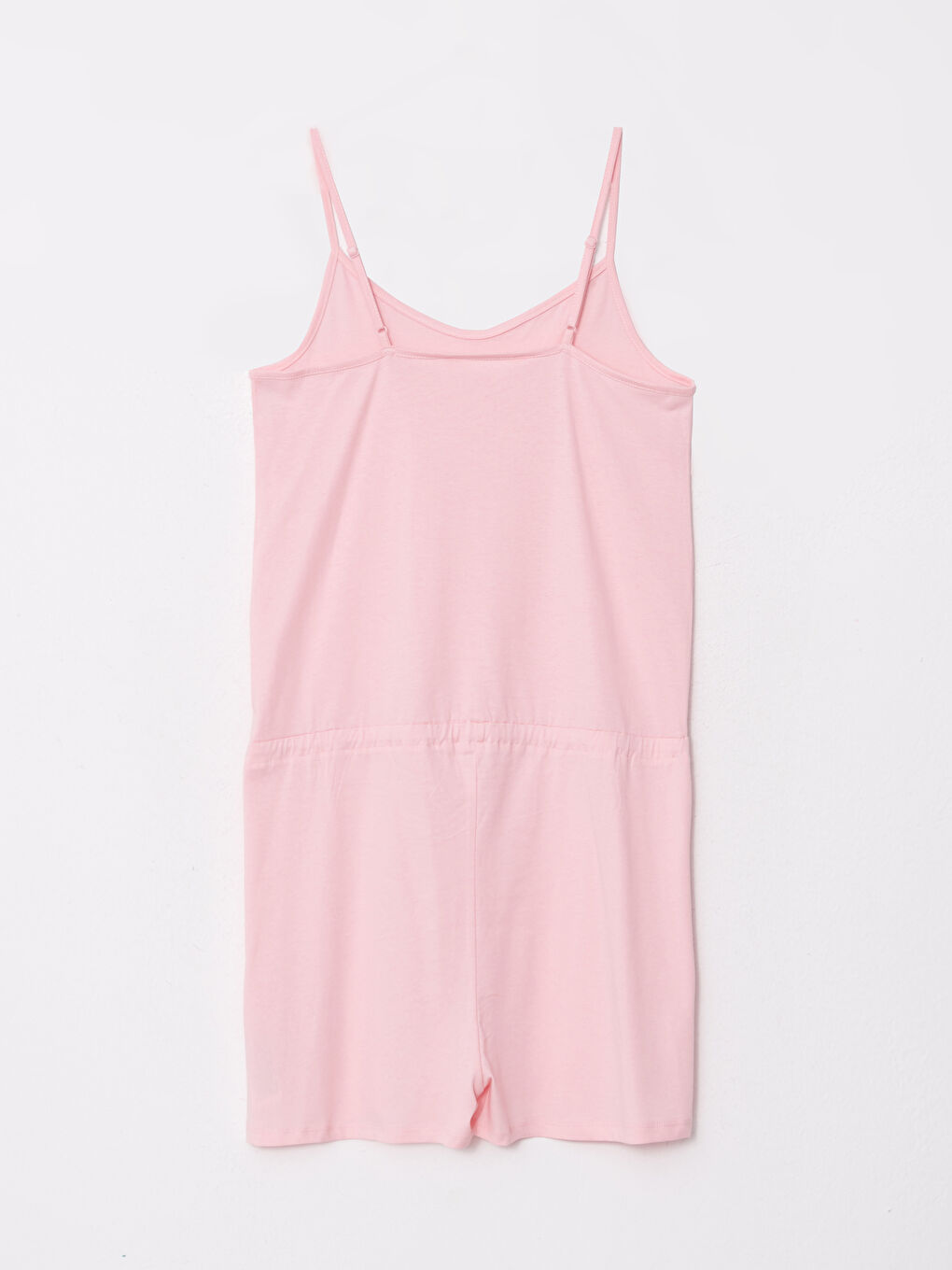 Women's U Neck Straight Strap Cotton Overalls-6