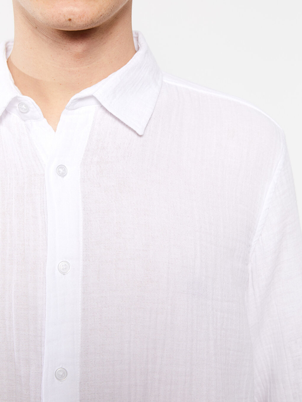 Regular Fit Long Sleeve Men's Shirt-3