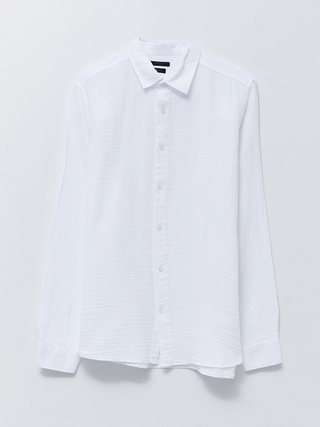 Regular Fit Long Sleeve Men's Shirt-5