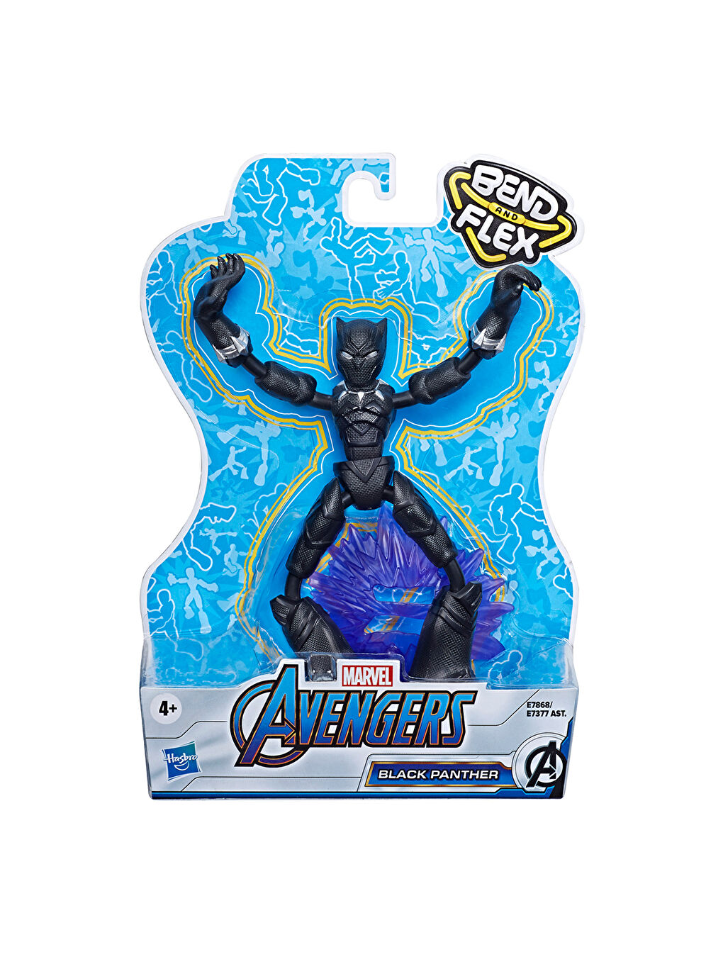 Marvel Avengers Bend & Flex Black Panther Figür-6