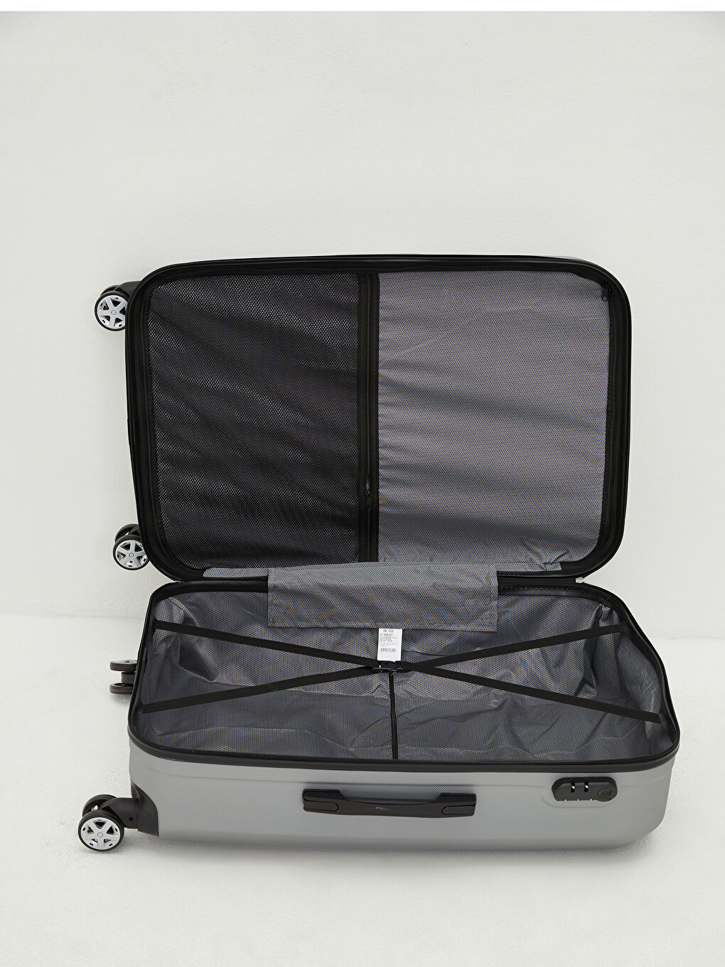 Gri Küçük Boy Çekme Mekanizmalı Valiz-4