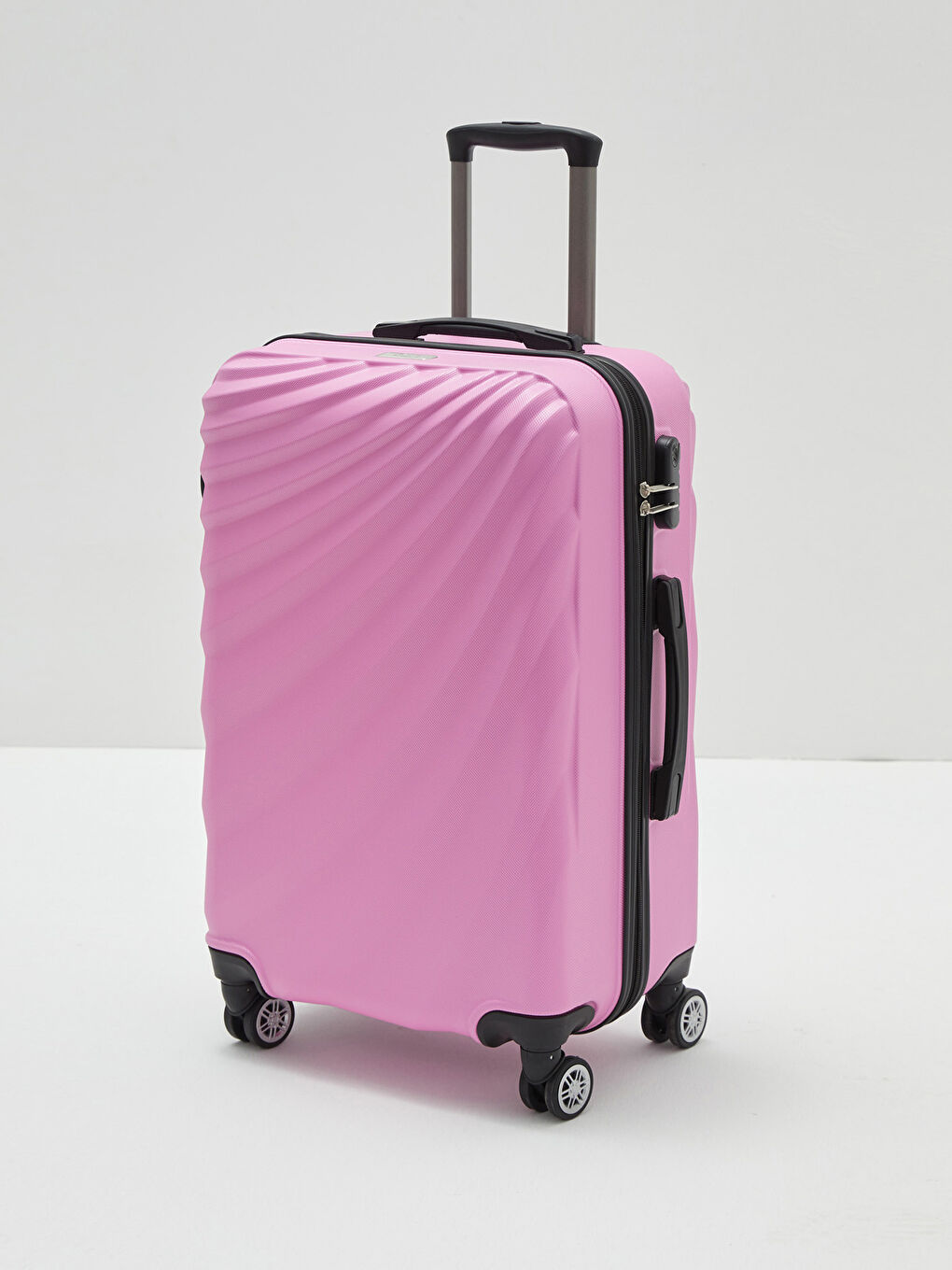 Pembe Büyük Boy Çekme Mekanizmalı Valiz-1