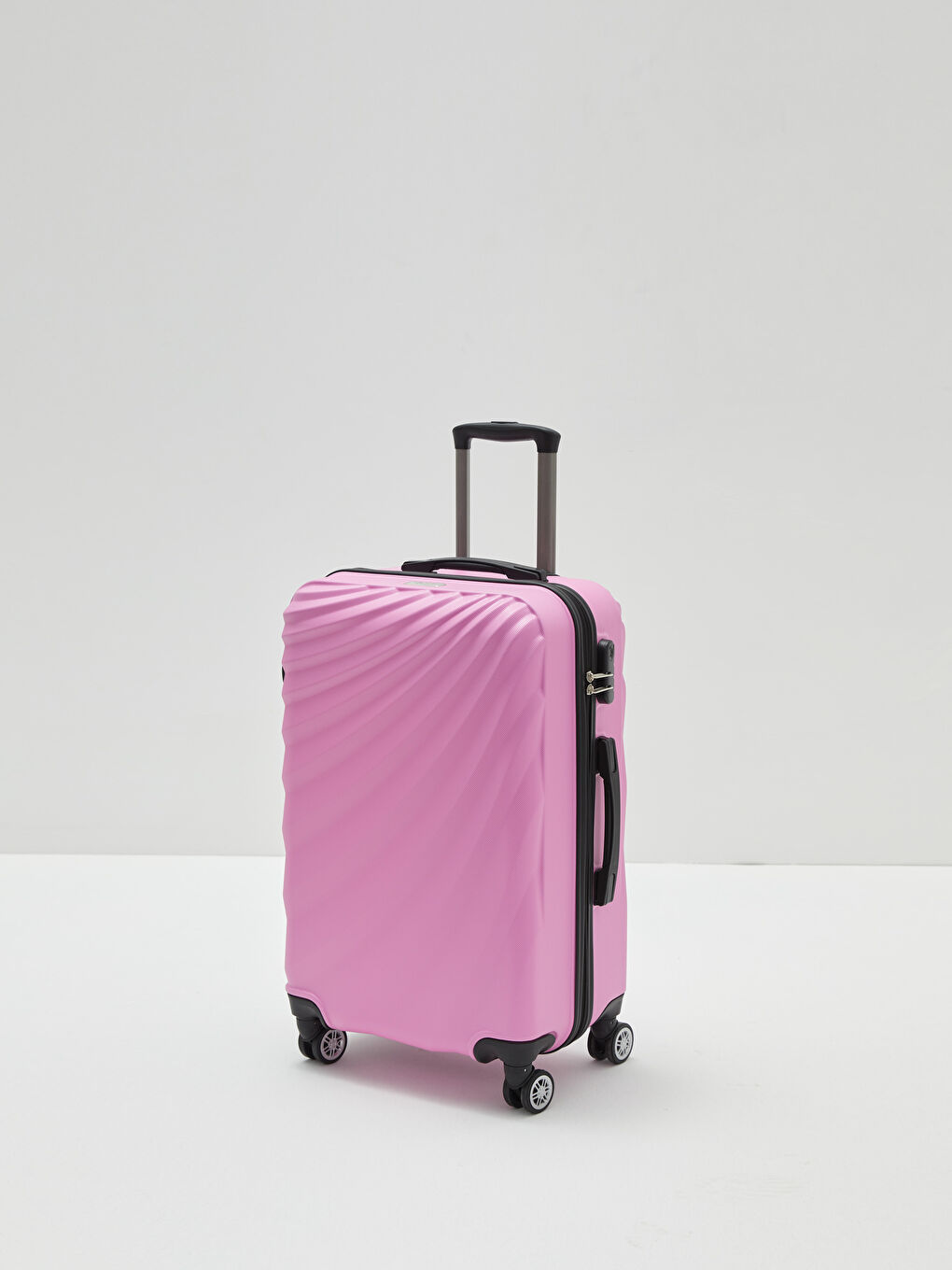 Pembe Küçük Boy Çekme Mekanizmalı Valiz-1