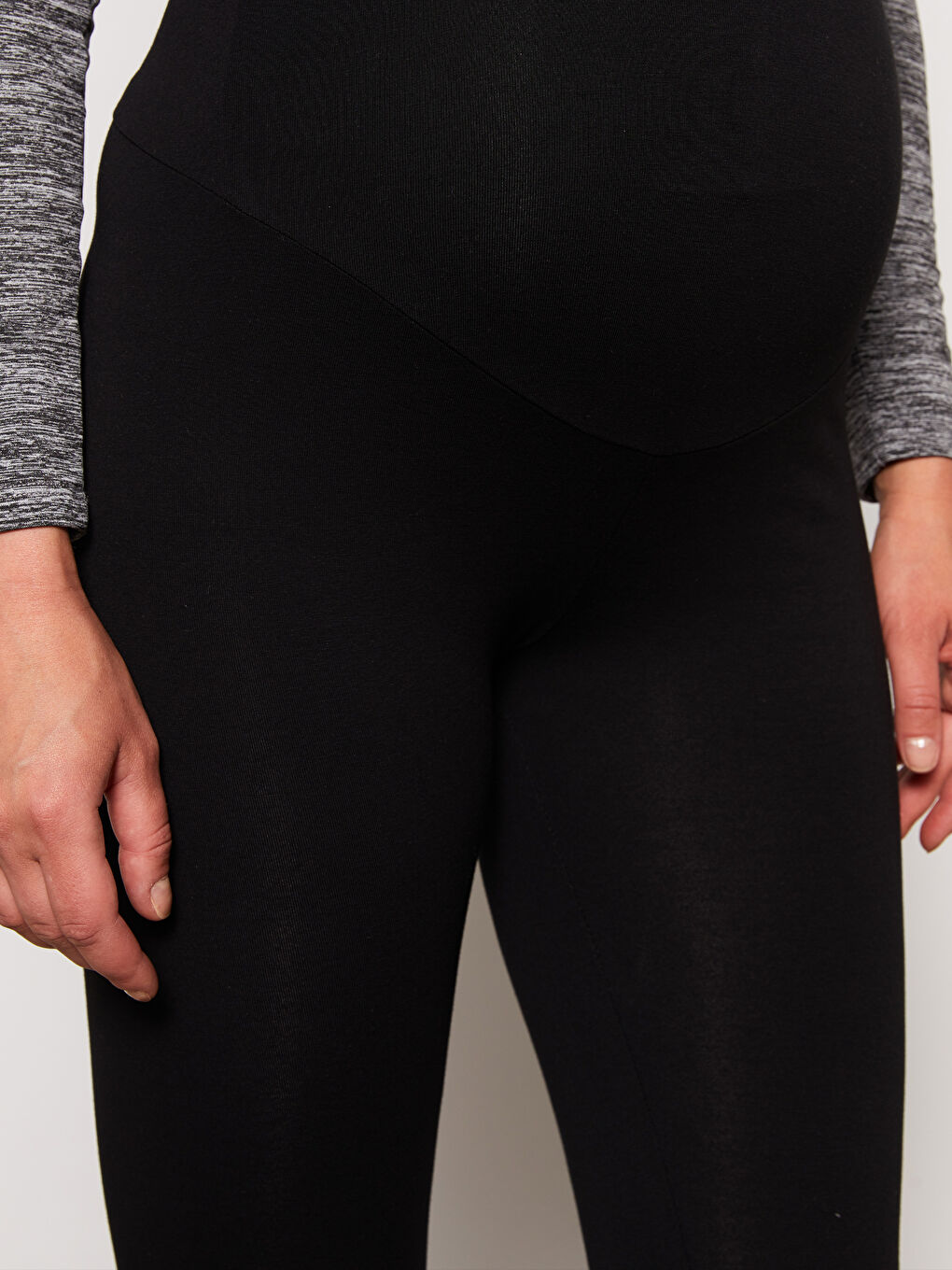 Regular Cotton Maternity Tights with Over-bump Waistband -S2FG53Z8-CVL