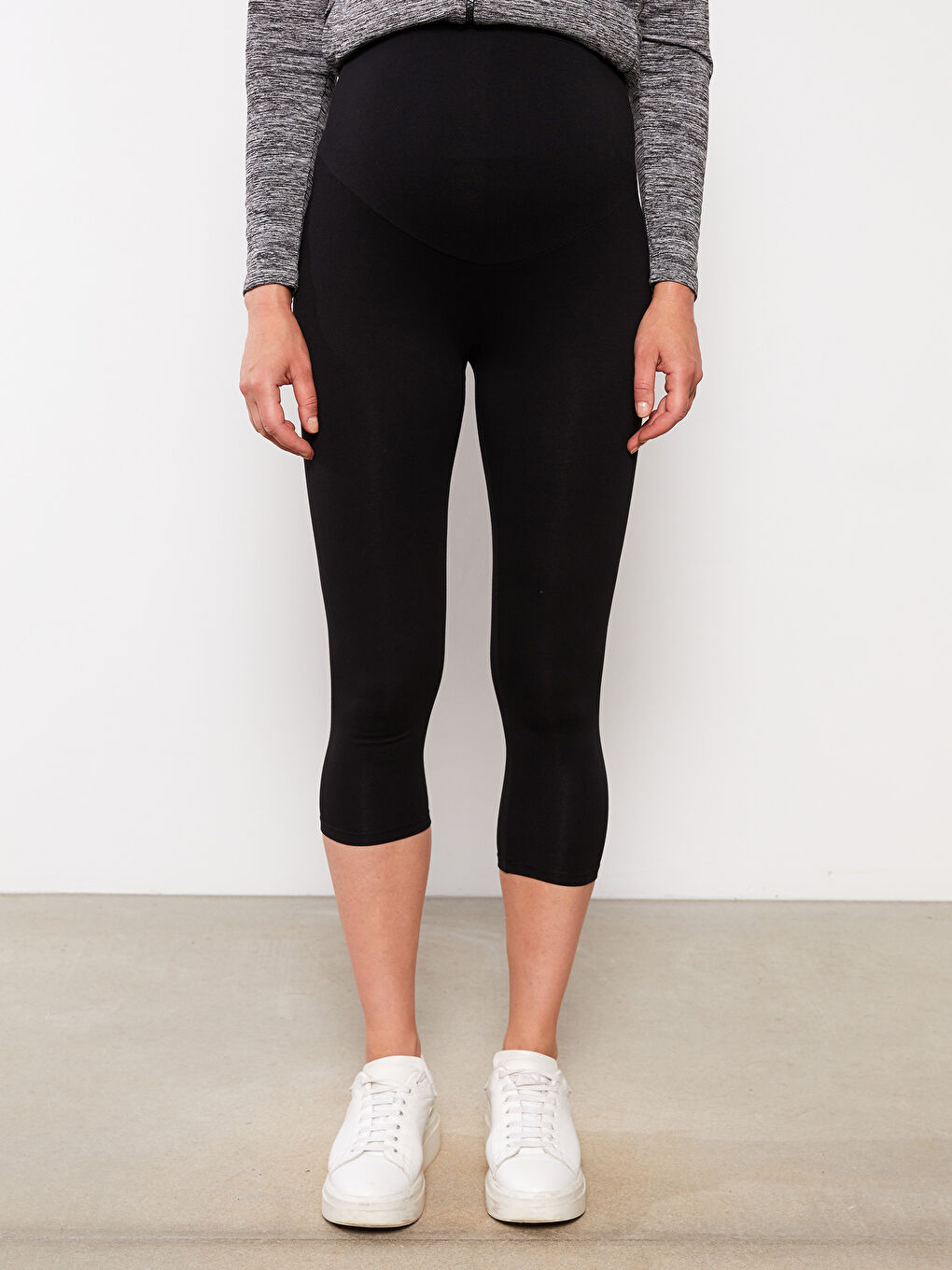 Regular Cotton Maternity Tights with Over-bump Waistband -S2FG53Z8-CVL