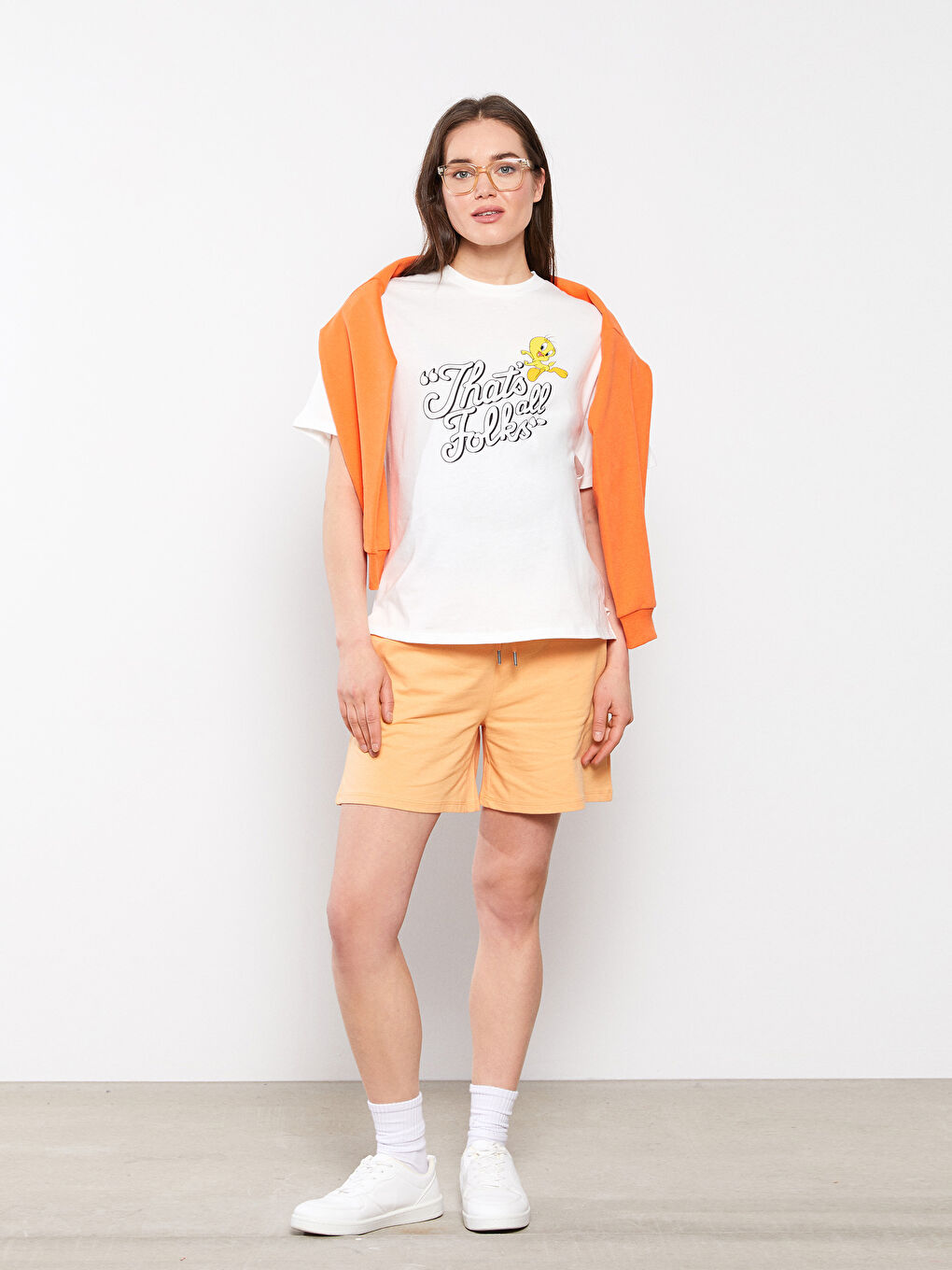 Bermuda-Shorts für Schwangere mit elastischem Bund, schlichtem Design und Taschen