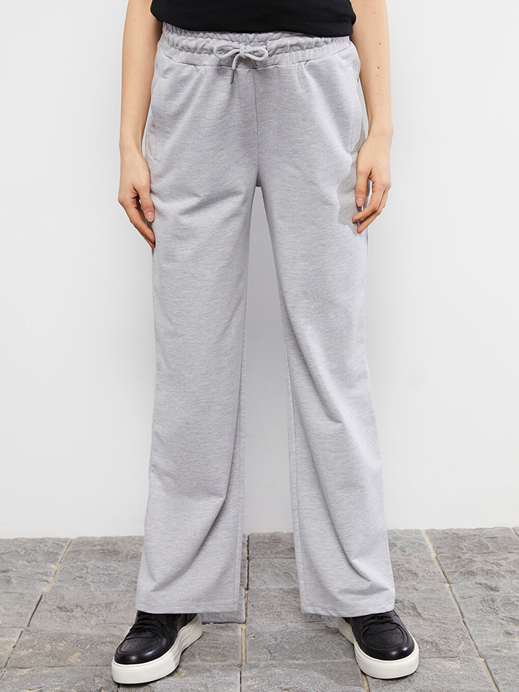 Elastic Waist Plain Pocket Detailed Maternity Sweatpants -S2FG60Z8-CT3