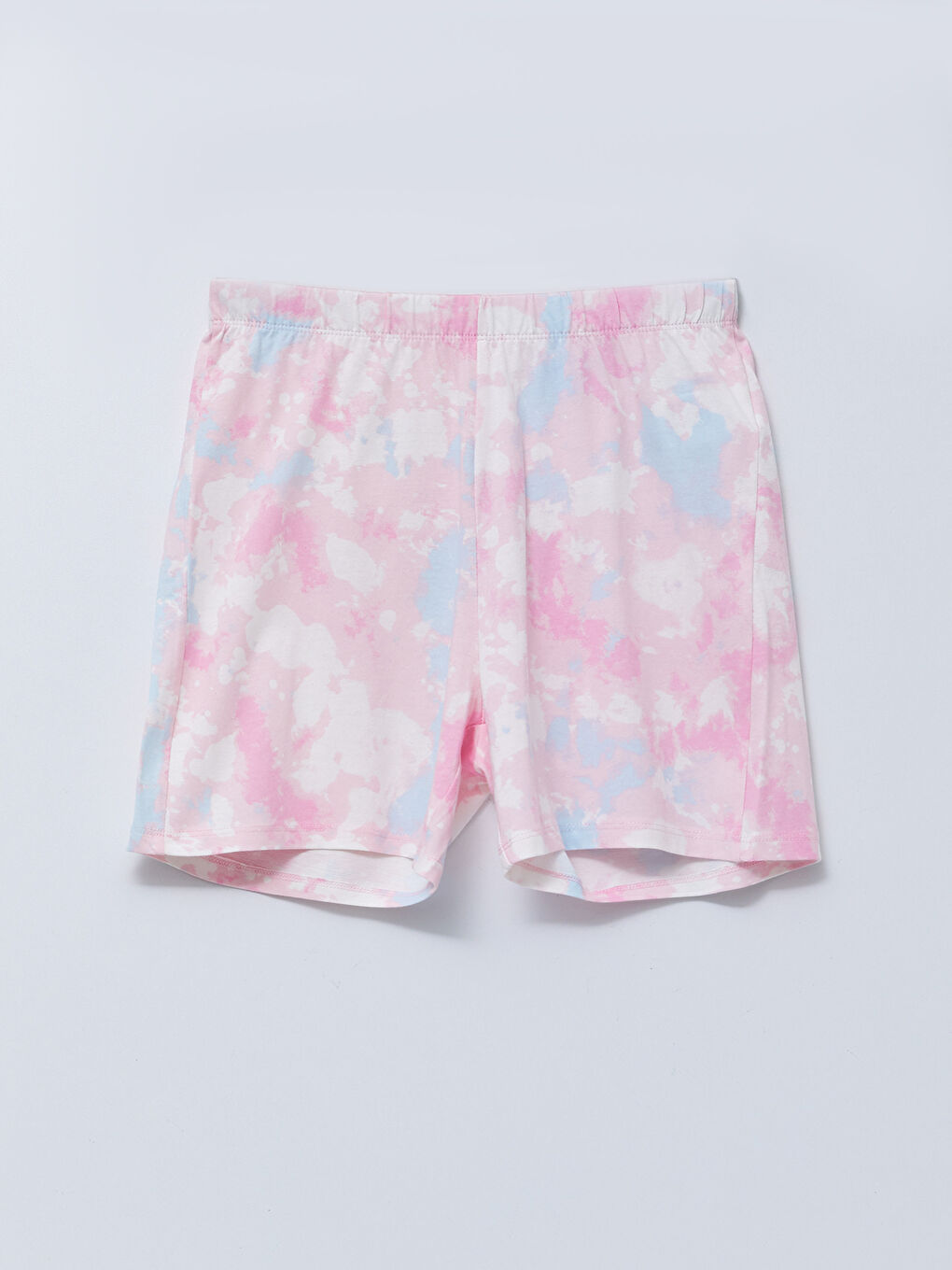 Ensemble de pyjama en coton à manches courtes imprimé Care Bears à col rond pour Femmes-7