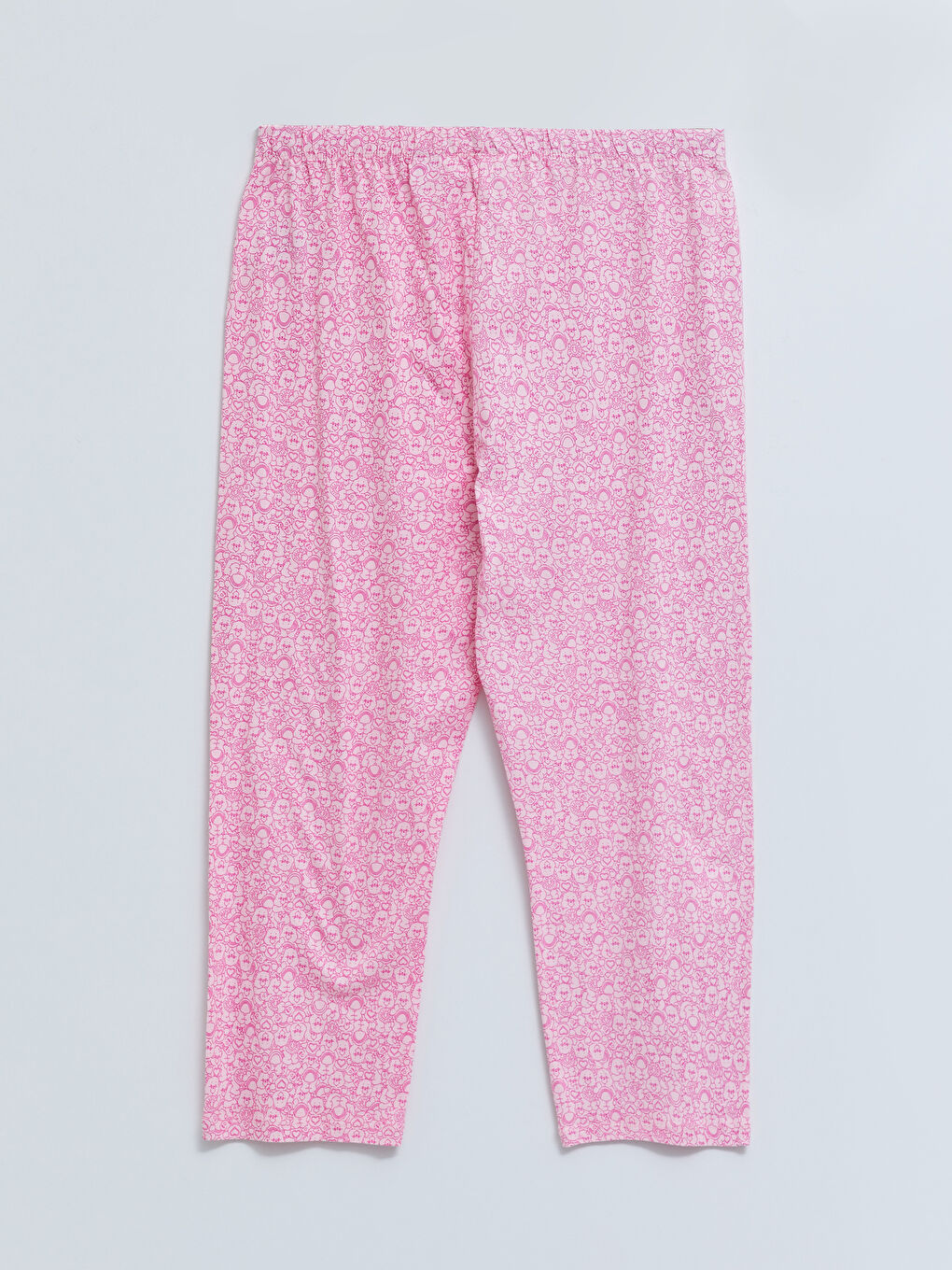 LCW Young Crew Neck Care Bears Printed Short Sleeve Cotton Women's Pajamas Set -S2FH01Z8-LSZ