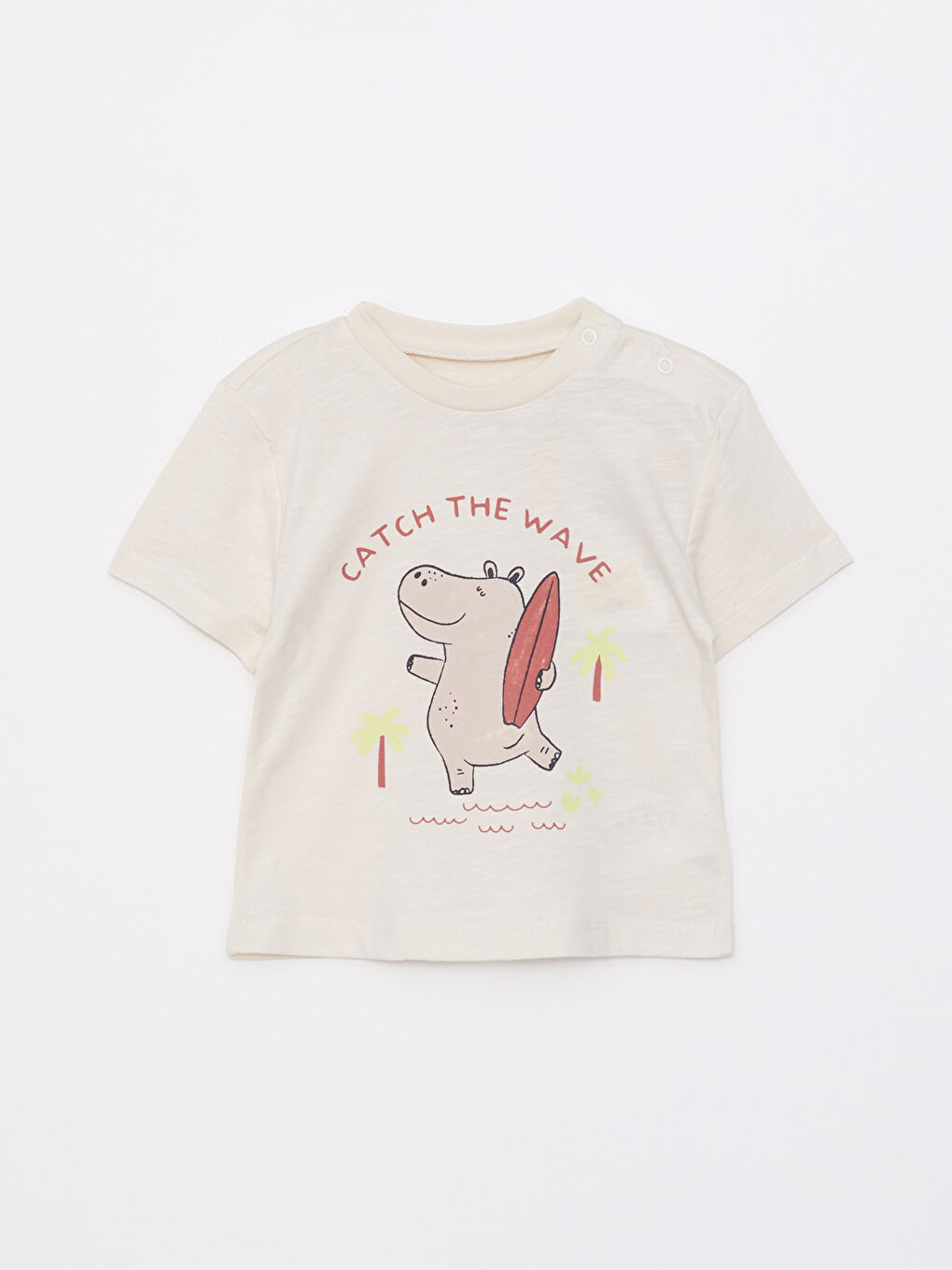 Футболка с круглым вырезом и коротким рукавом с принтом для малышей мальчиков и шорты, комплект из 2 предметов-1