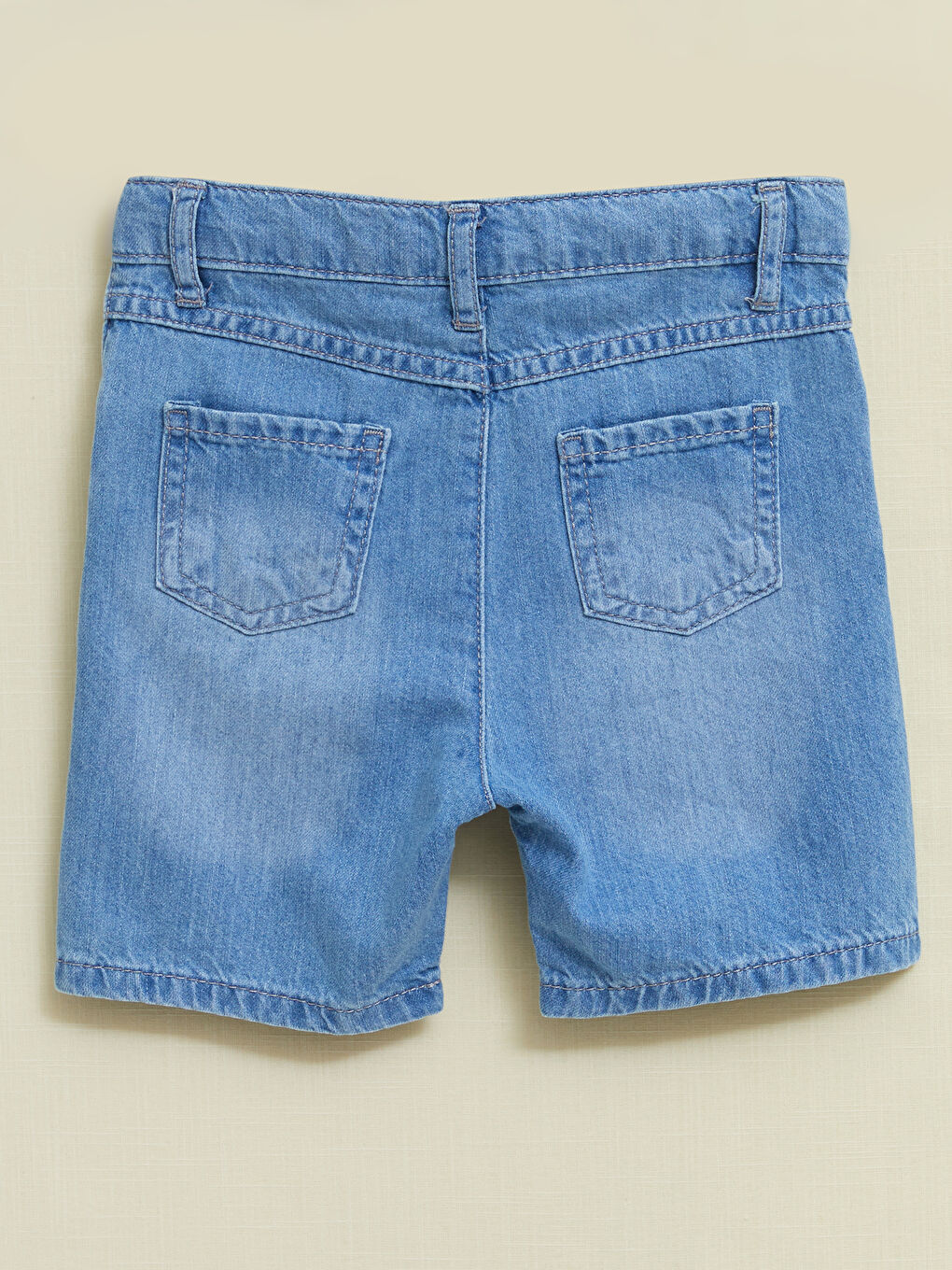 Basic Cotton Baby Boy Jean Shorts-5