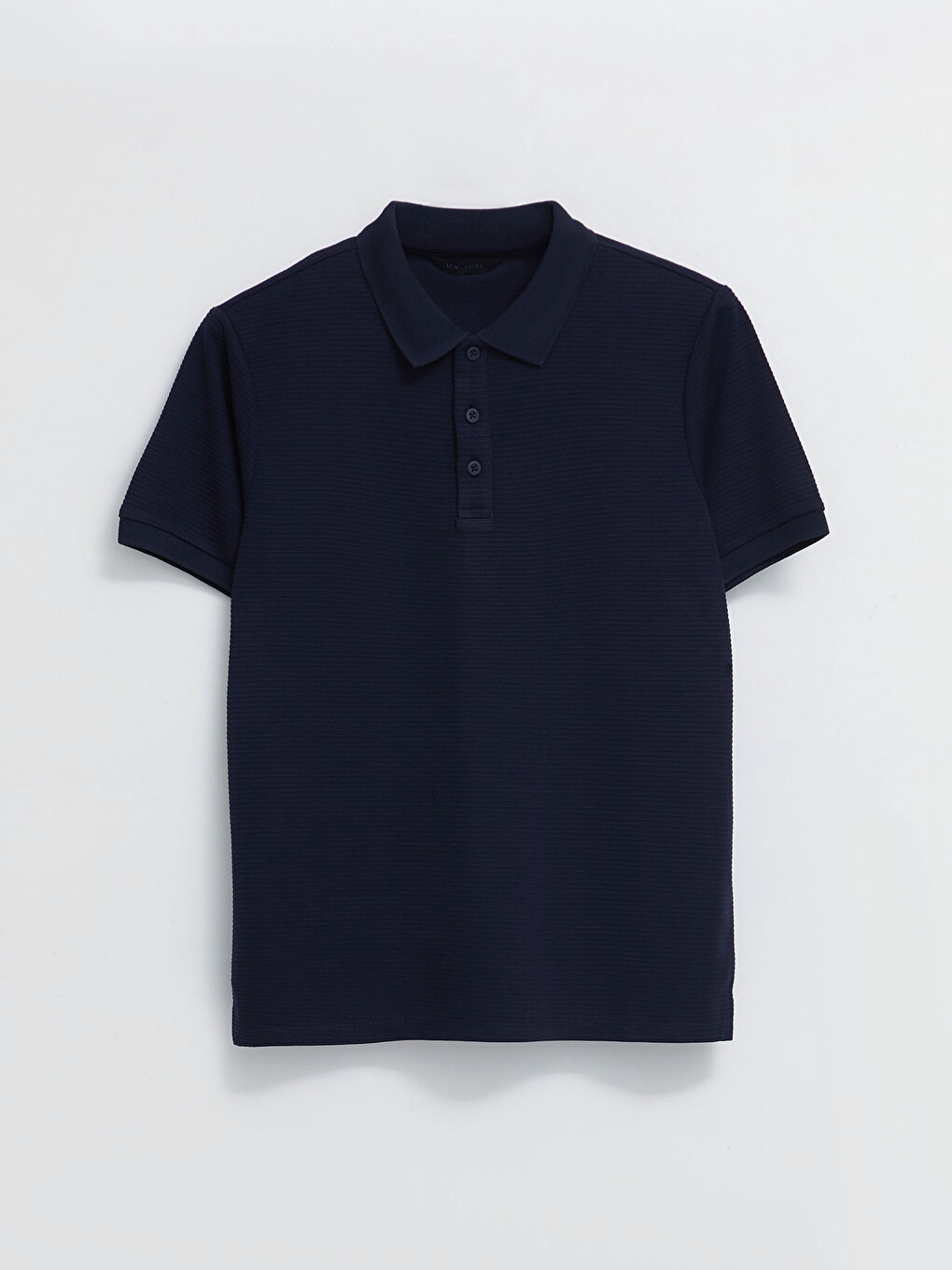 Lacivert Polo Yaka Kısa Kollu Erkek Tişört