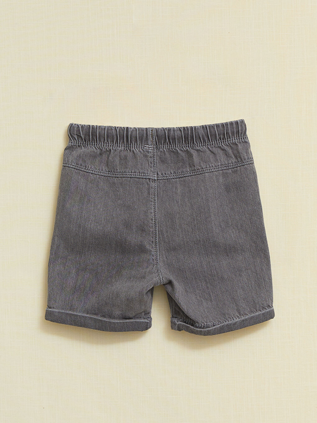 Elasticated Waist Basic Baby Boys' Denim Shorts -S2FI08Z1-GRD