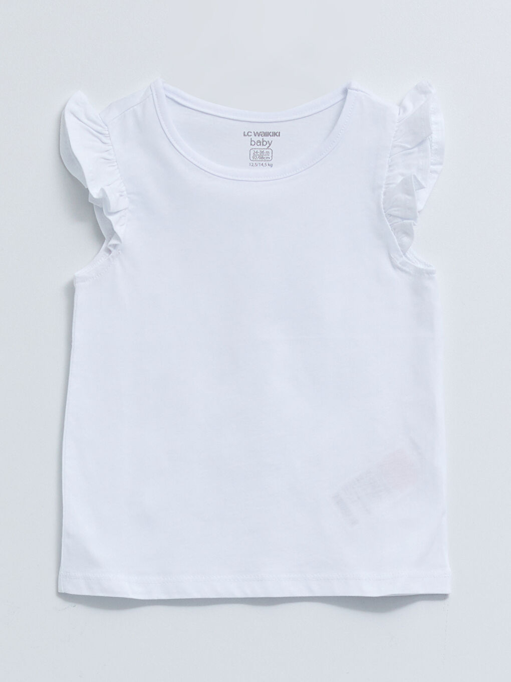 LC Waikiki Crew Neck Basic Baby Girl Undershirt 3 Pieces -S2FI22Z1-HBH