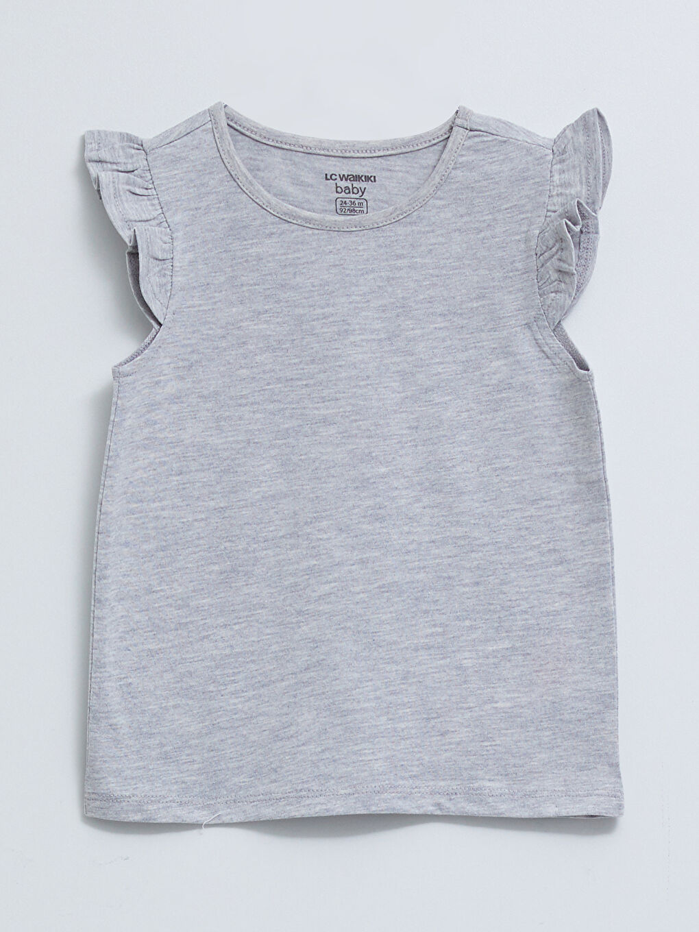 LC Waikiki Crew Neck Basic Baby Girl Undershirt 3 Pieces -S2FI22Z1-HBH