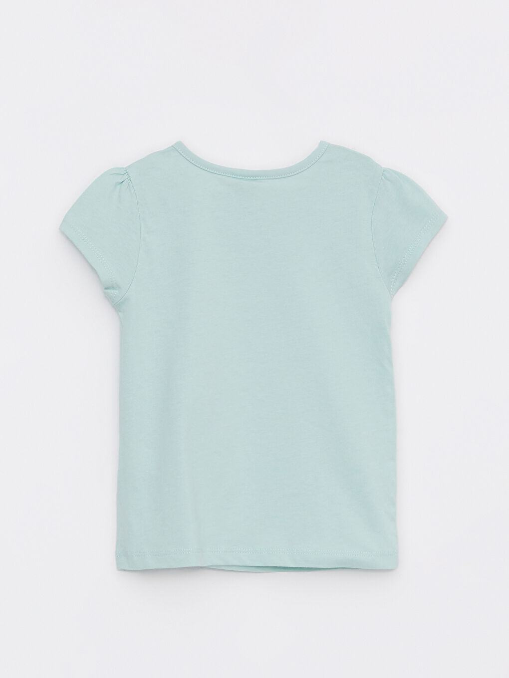 Crew Neck Short Sleeve Basic Cotton Baby Girl T-Shirt 2-Pack-2