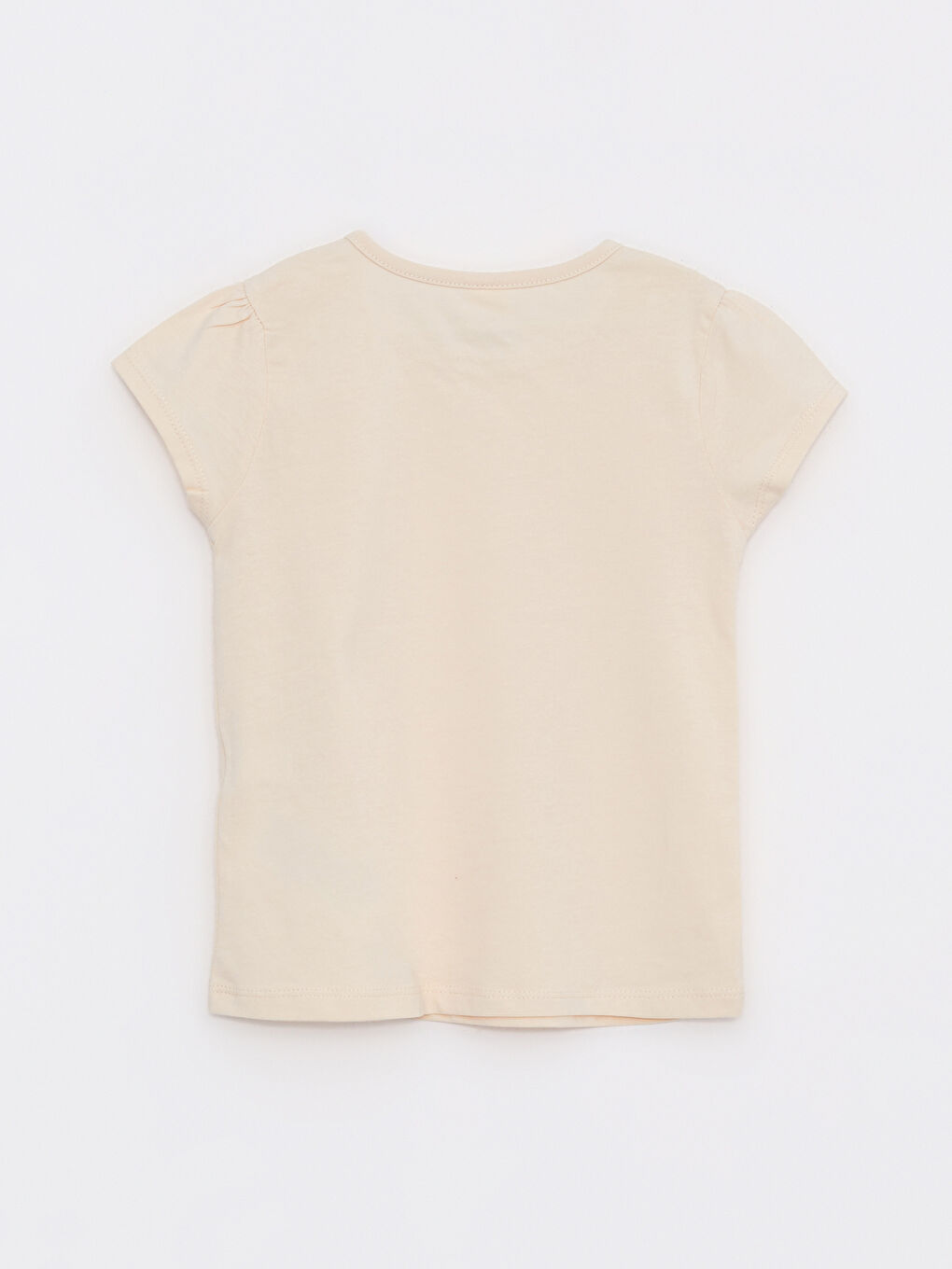 Crew Neck Short Sleeve Basic Cotton Baby Girl T-Shirt 2-Pack-4