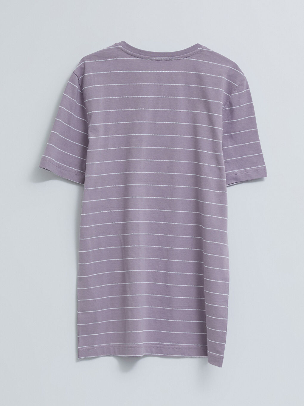 Crew Neck Short Sleeve Striped Jersey Men's T-Shirt-6