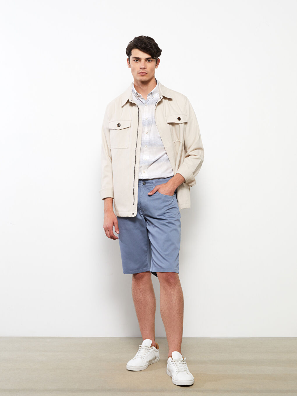 Standard Fit Men's Shorts -S2FJ41Z8-P2N