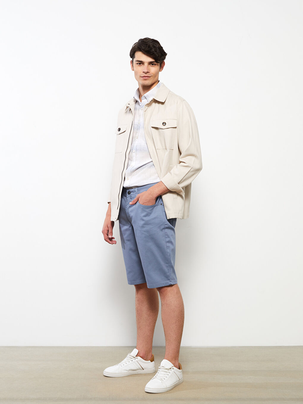 Standard Fit Men's Shorts -S2FJ41Z8-P2N