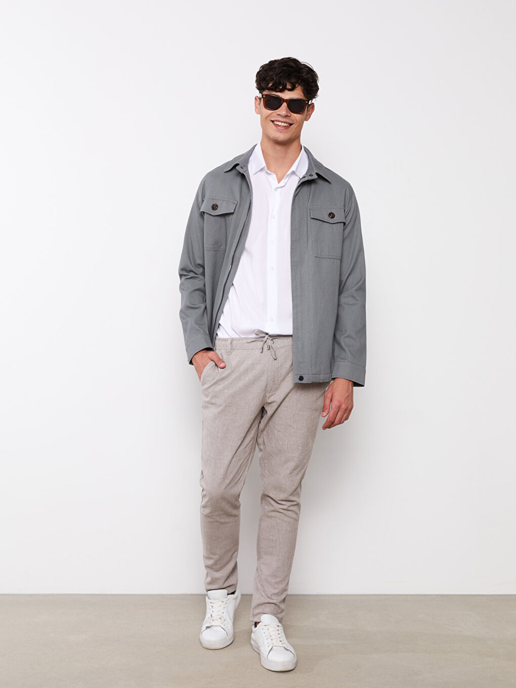 Muške pantalone slim fit-1