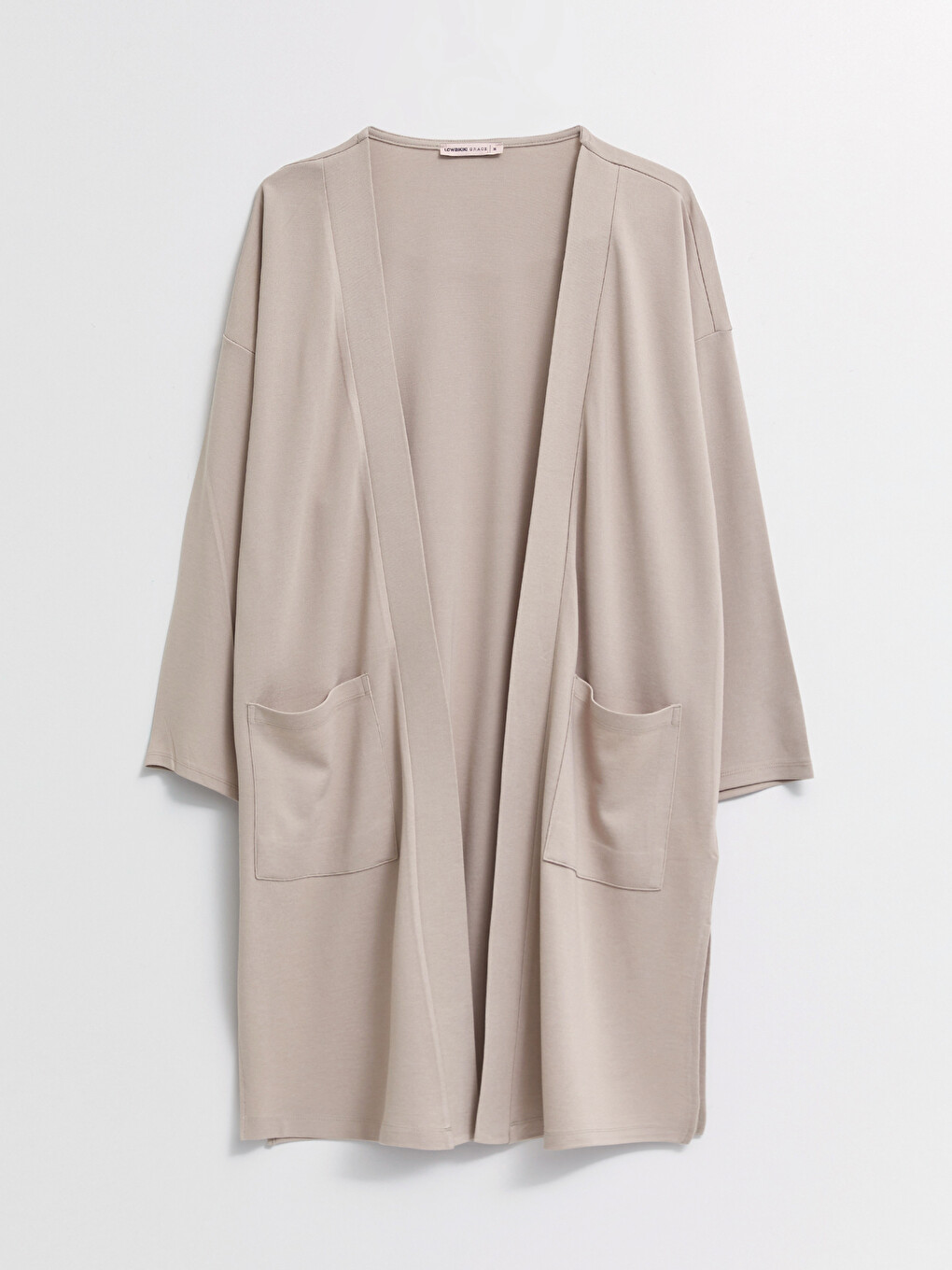 Shawl Collar Plain Long Sleeve Women's Cardigan-5