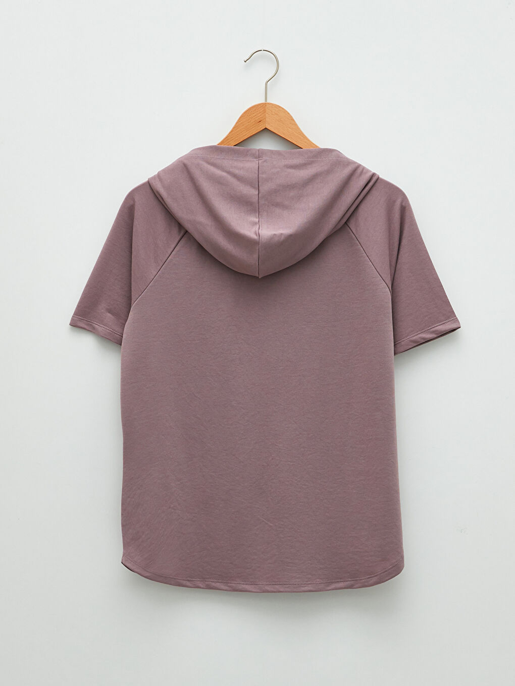 Xside Active Kapuzenshirt für Damen Kurzarm Sport-T-Shirt mit Textdruck -S2FJ83Z8-QUF