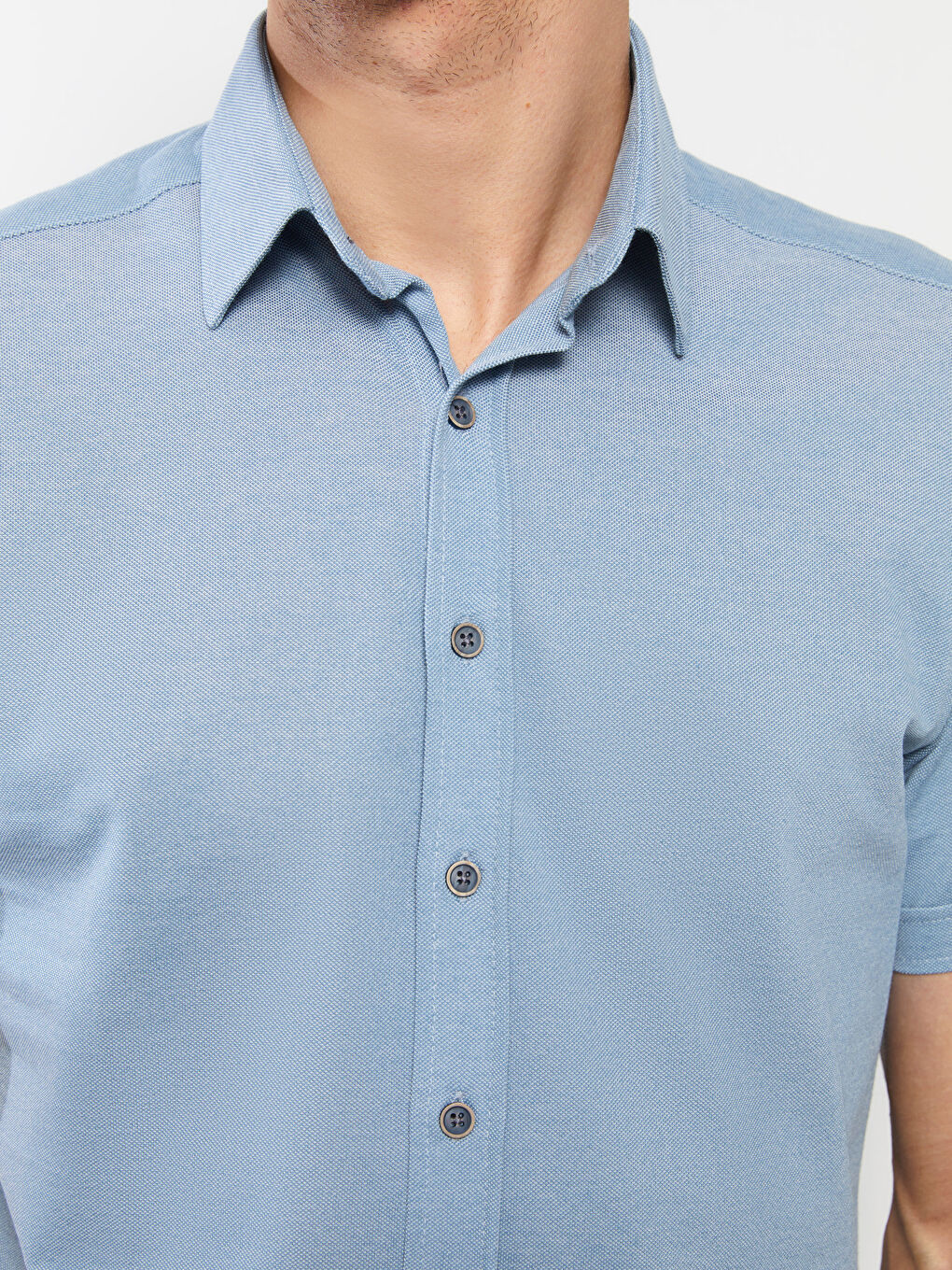 Mavi Regular Fit Kısa Kollu Erkek Gömlek-3