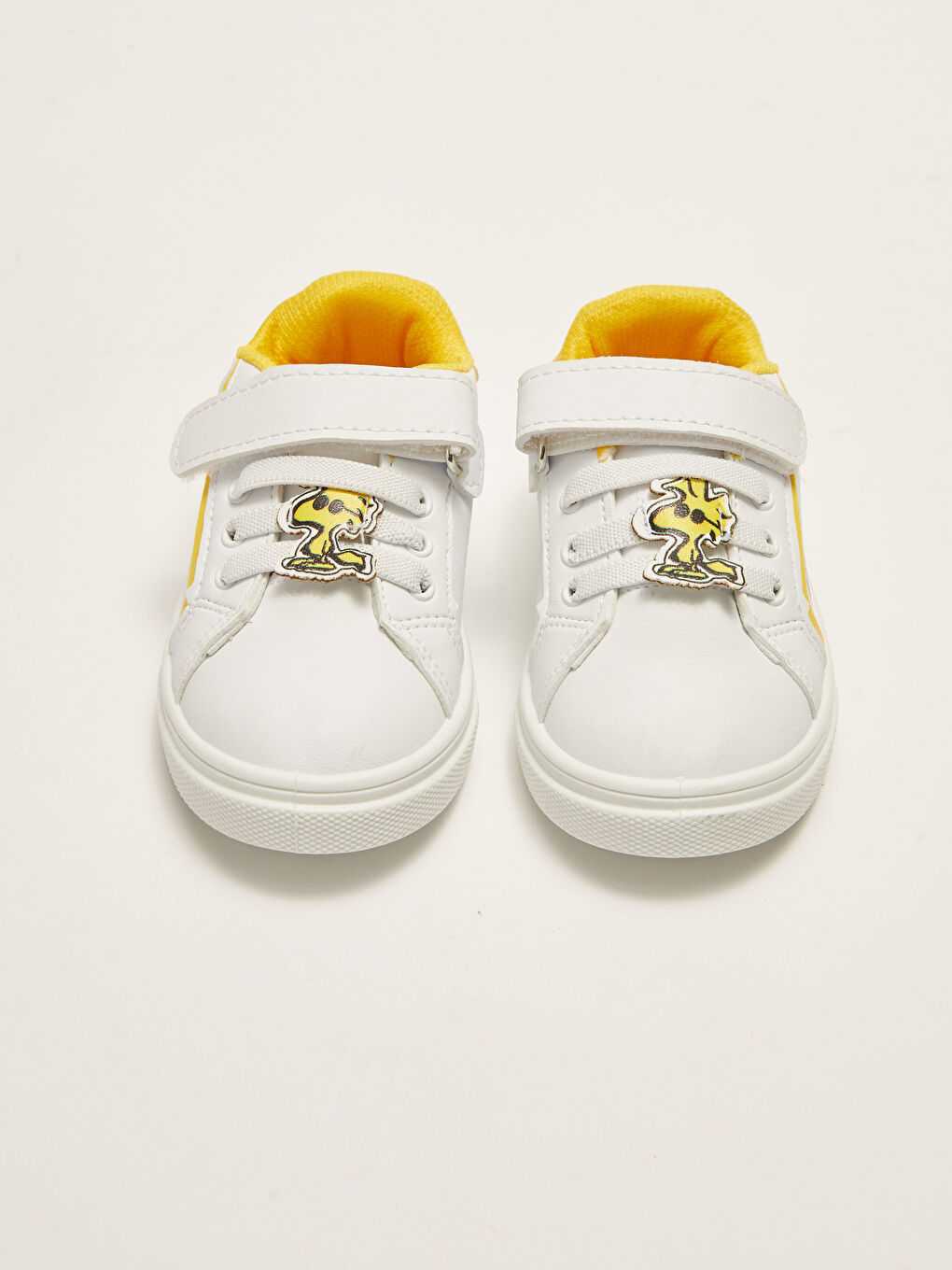Beyaz Snoopy Lisanslı Erkek Bebek Günlük Spor Ayakkabı-5