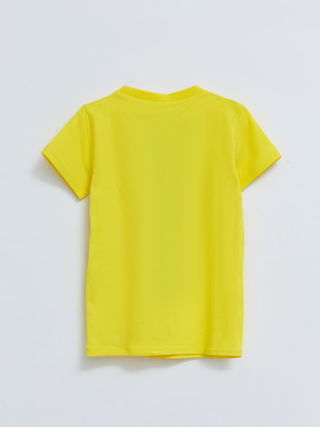 Sarı Bisiklet Yaka Kısa Kollu Fenerbahçe Baskılı Erkek Bebek Taraftar Pijama Takımı-2