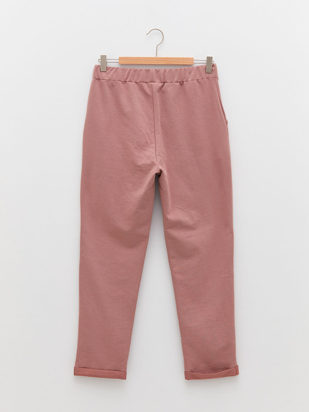 بنطلون رياضي بخصر مرن وجيوب عادية للسيدات-6