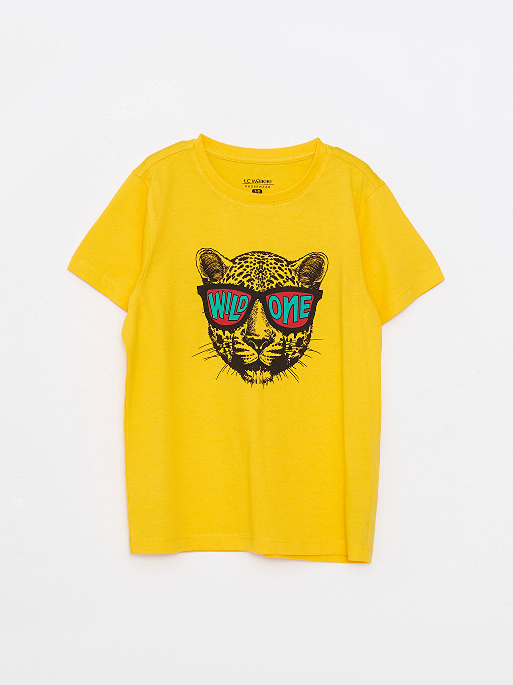 Sarı Bisiklet Yaka Baskılı Kısa Kollu Erkek Çocuk Şortlu Pijama Takımı-4