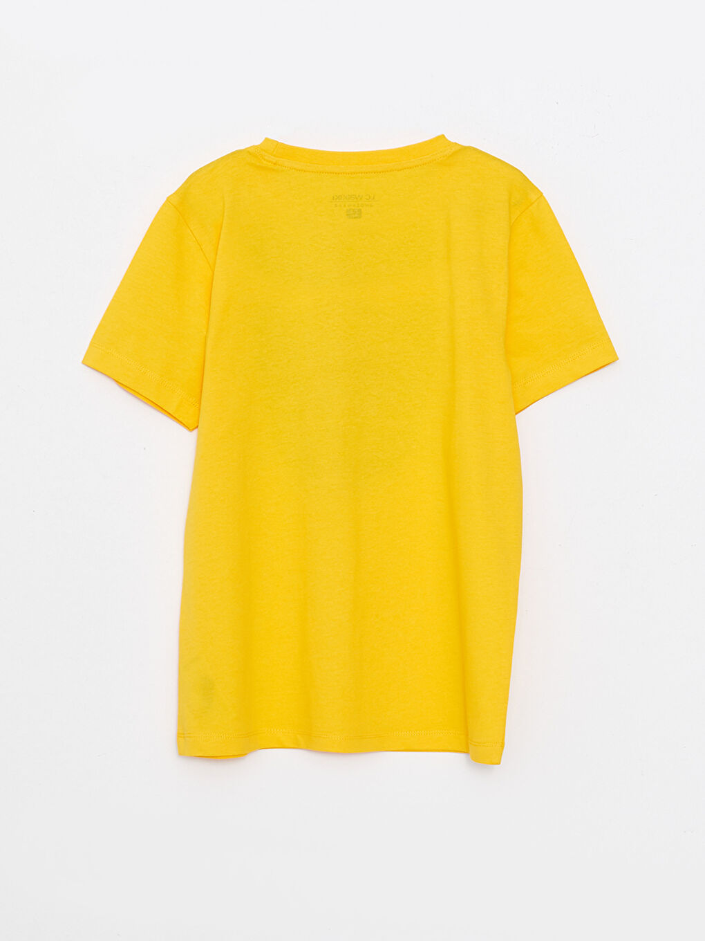 Sarı Bisiklet Yaka Baskılı Kısa Kollu Erkek Çocuk Şortlu Pijama Takımı-5