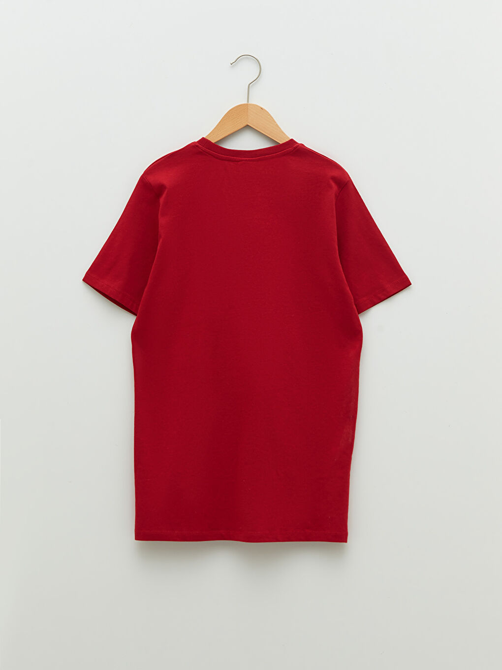 تيشيرت أولاد قطن كم قصير مطبوع برقبة دائرية-1