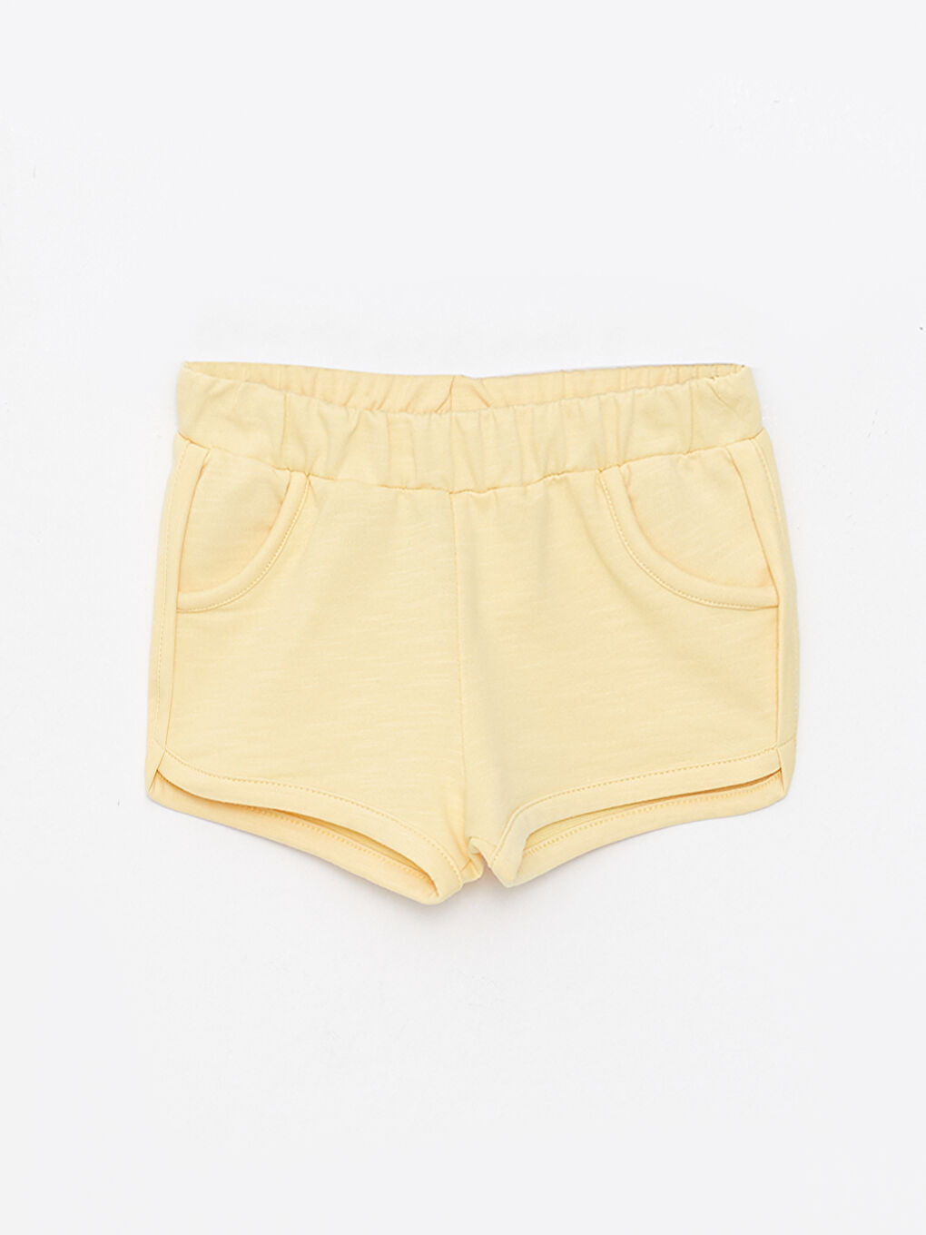 Ekru Bisiklet Yaka Kısa Kollu Tweety Baskılı Pamuklu Kız Bebek Tişört ve Şort 2'li Takım-2