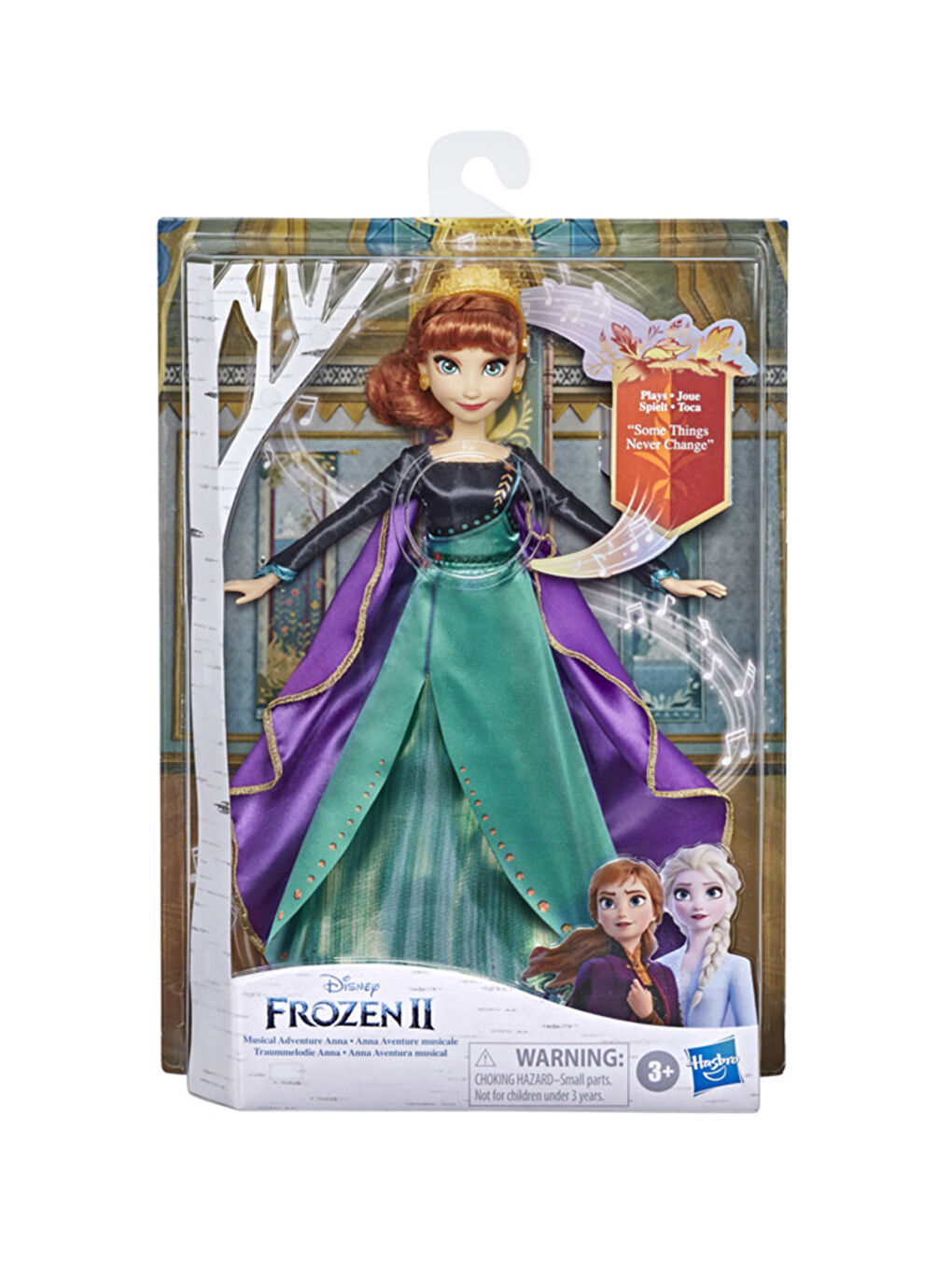 Frozen Şarkı Söyleyen Kraliçe Anna Oyuncak Bebek-1