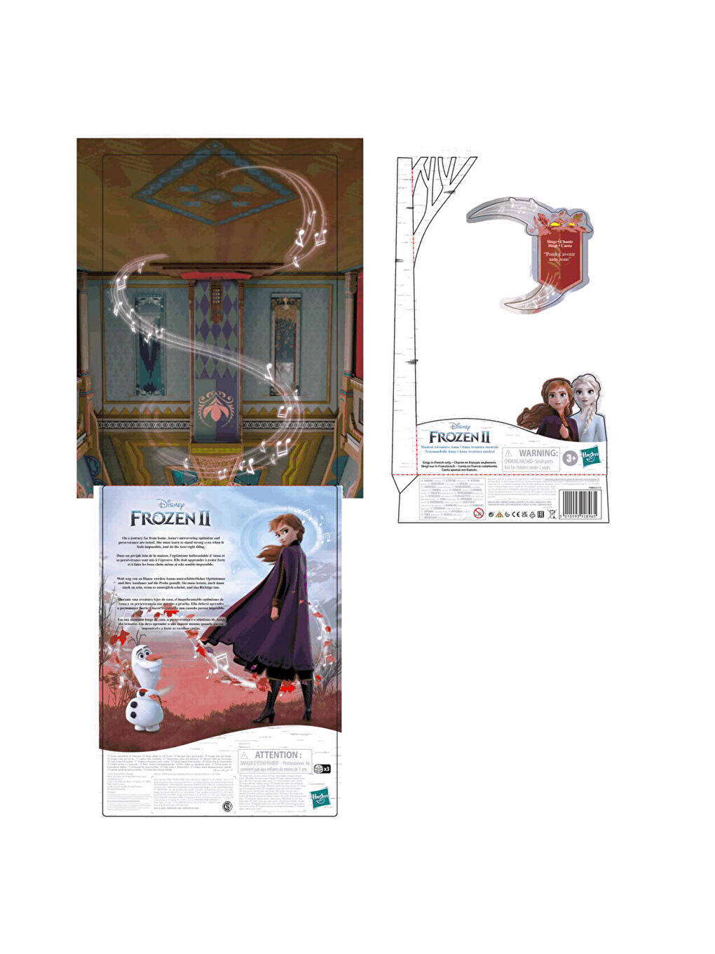 Frozen Şarkı Söyleyen Kraliçe Anna Oyuncak Bebek-2