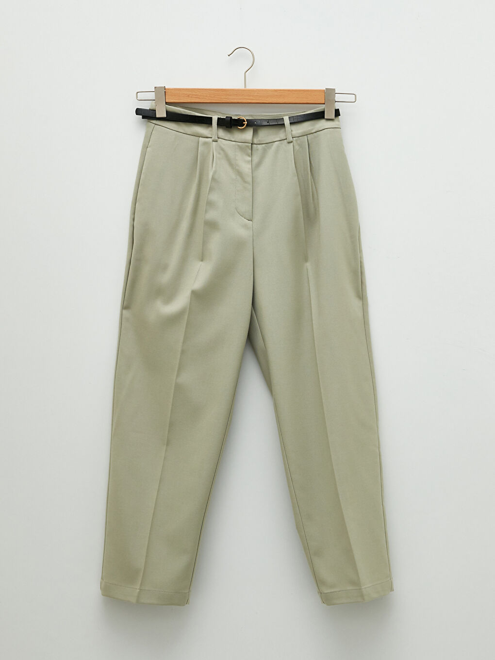 High Waist Comfortable Fit Pocket Detailed Women's Trousers