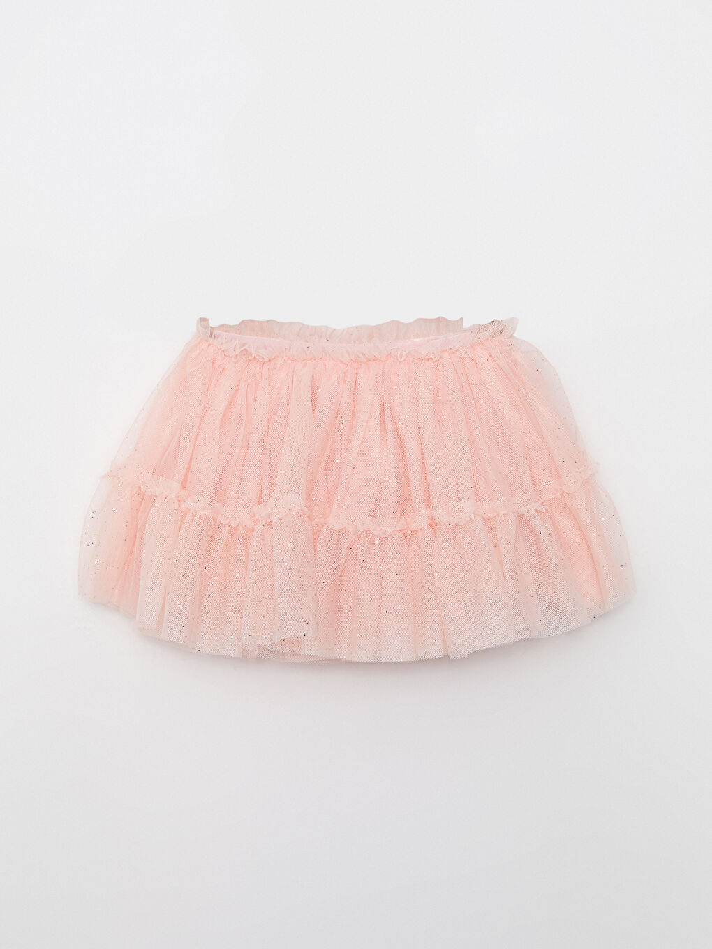 Elastic Waist Baby Girl Tulle Skirt-2