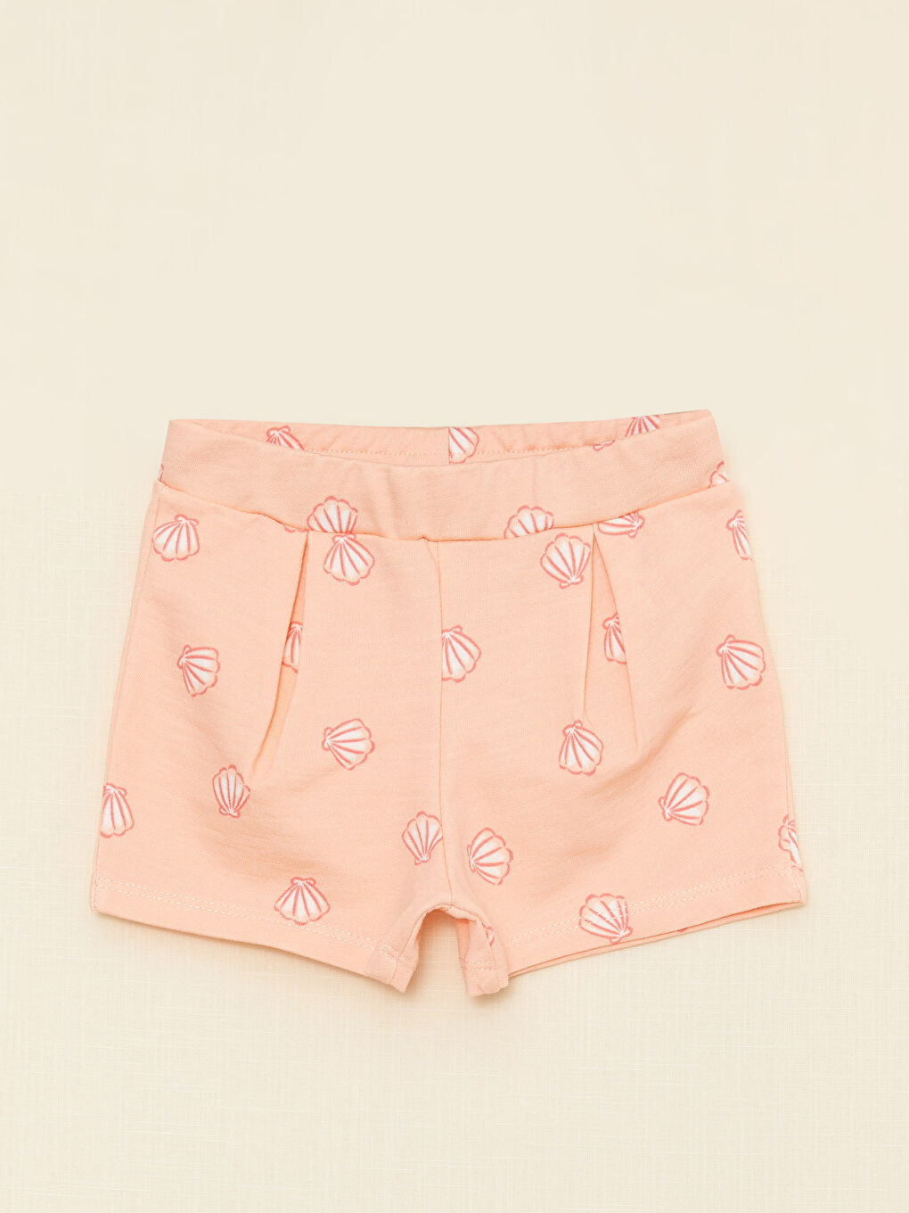 Дөңгелек жағалы принтті қыз балаларға арналған футболка мен шорты 2 данадан тұратын жинақ-2