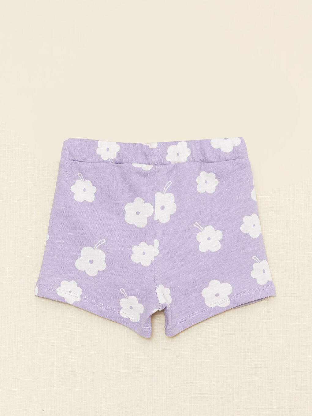 მრგვალი საყელო ნაბეჭდი ბავშვთა გოგონების მაისური და შორტი 2-შეკვრა კომპლექტი-3