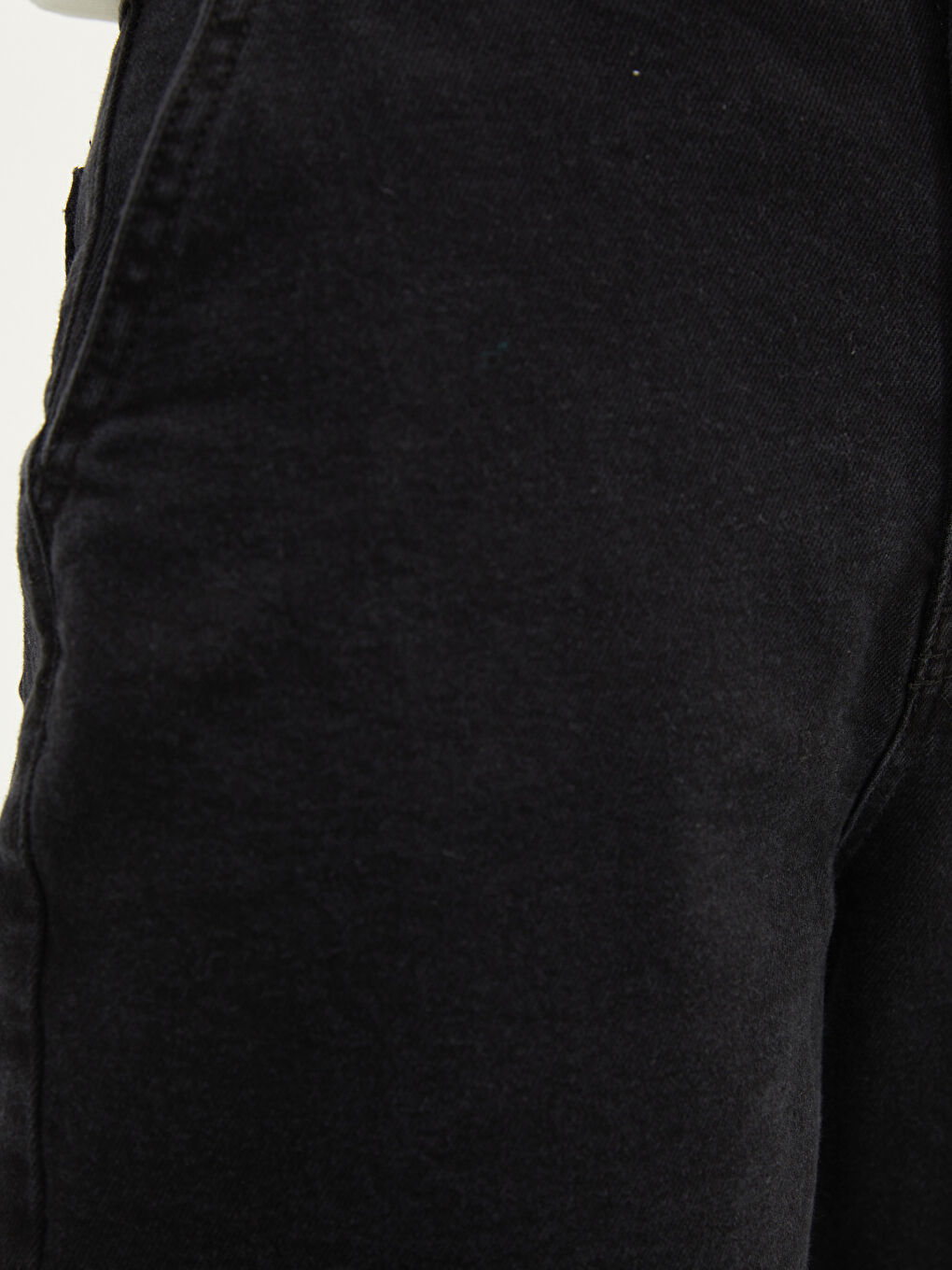 LCW Modest Siyah Standart Fit Cep Detaylı Kadın Rodeo Jean Pantolon - 3