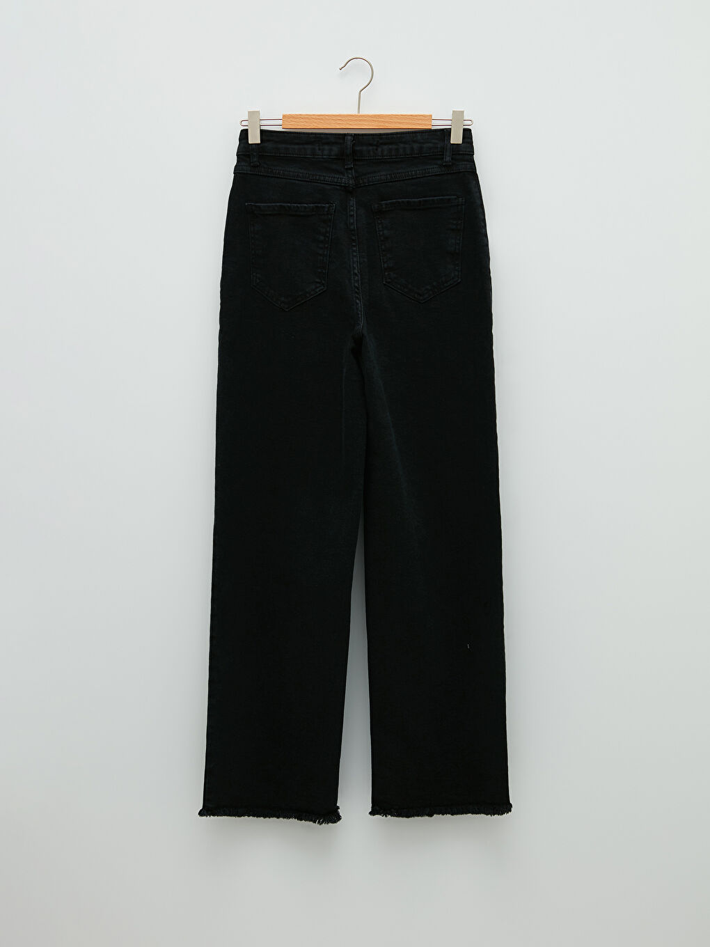 LCW Modest Siyah Standart Fit Cep Detaylı Kadın Rodeo Jean Pantolon - 7
