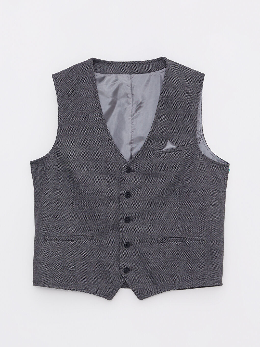 Slim Fit Classic Men's Vest-5