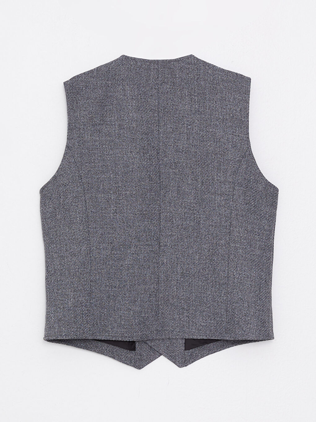 Siyah Dar Kalıp Klasik Erkek Yelek-7