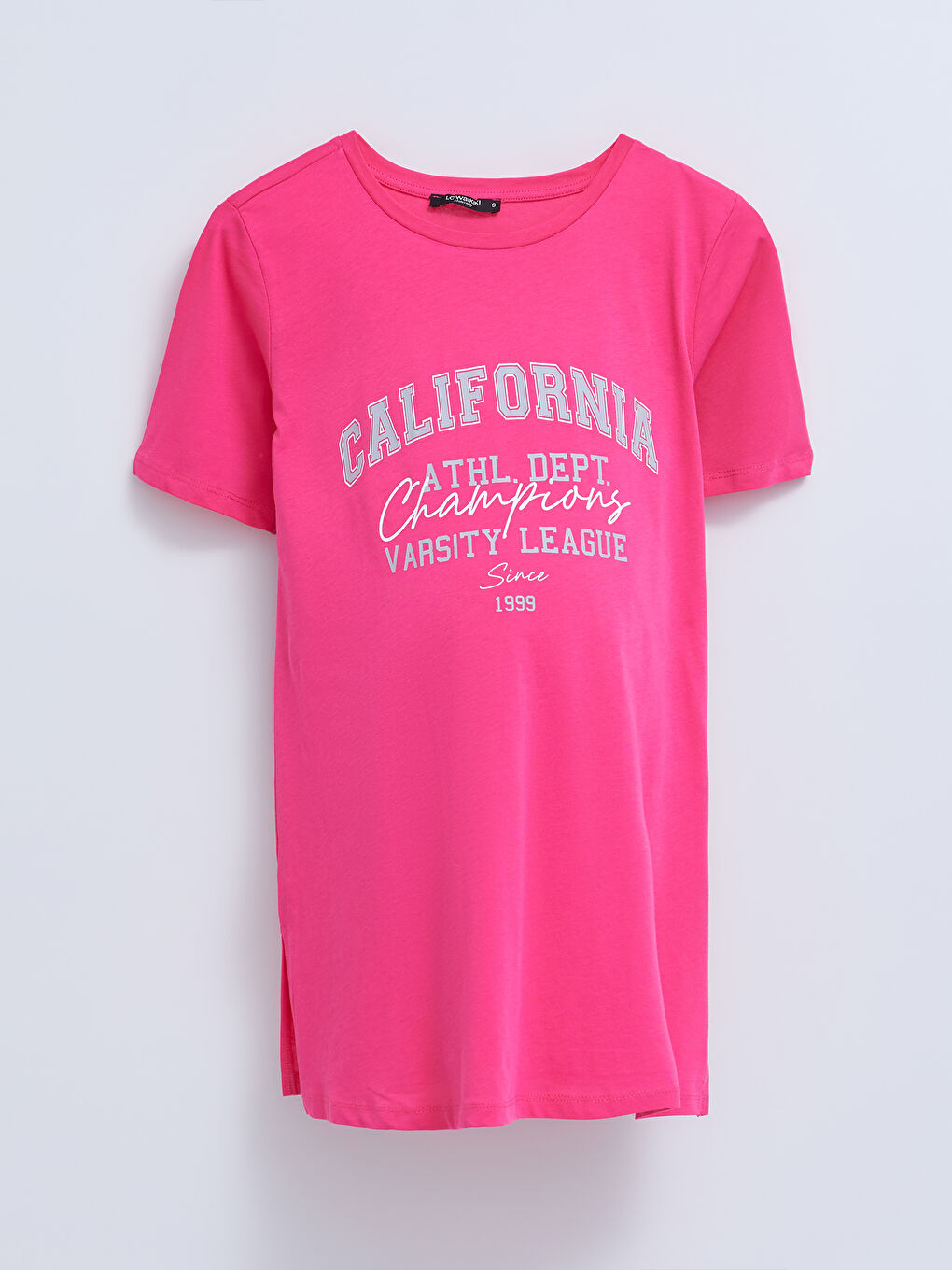 Crew Neck Letter Printed Short Sleeve Cotton Maternity T-Shirt-6